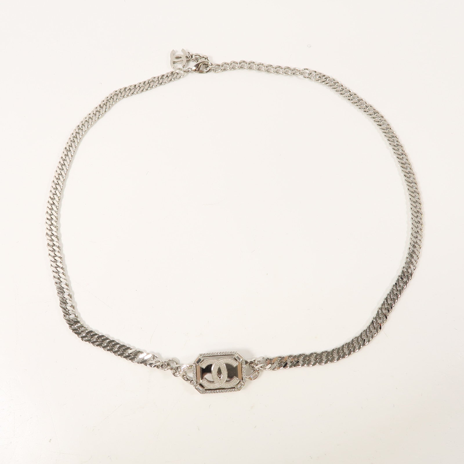 CHANEL 【激減優惠】金屬Waist Chain Belt鏈腰帶銀色
