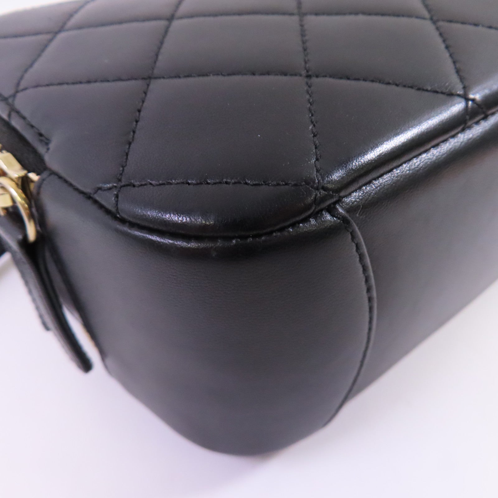 CHANEL 羊皮皮革2Way Chain Shoulder Bag金扣鏈帶手挽肩背兩用袋