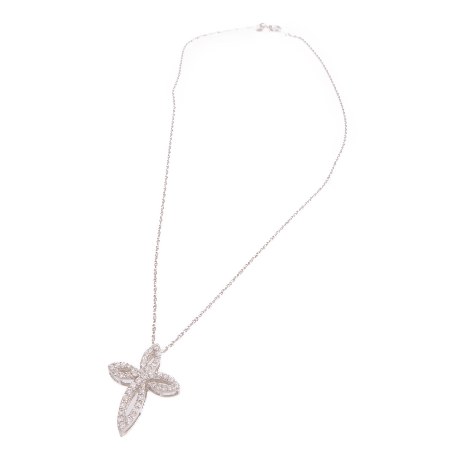 JEWELRY 18K白金Diamond Necklace鑽石項鍊
