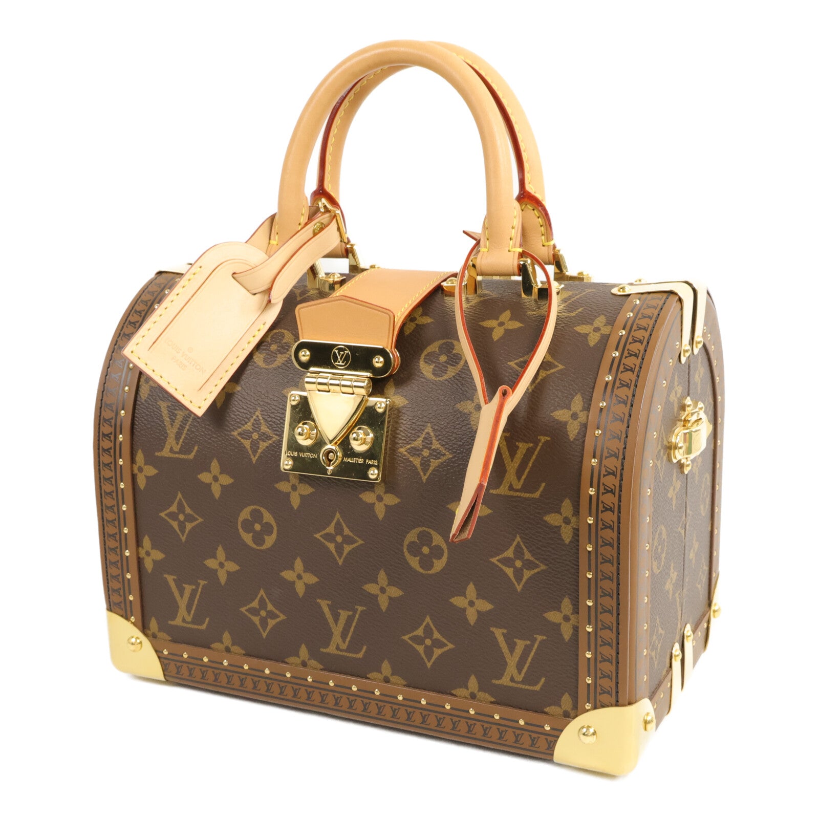 LOUIS VUITTON Monogram Speedy Trunk手挽袋