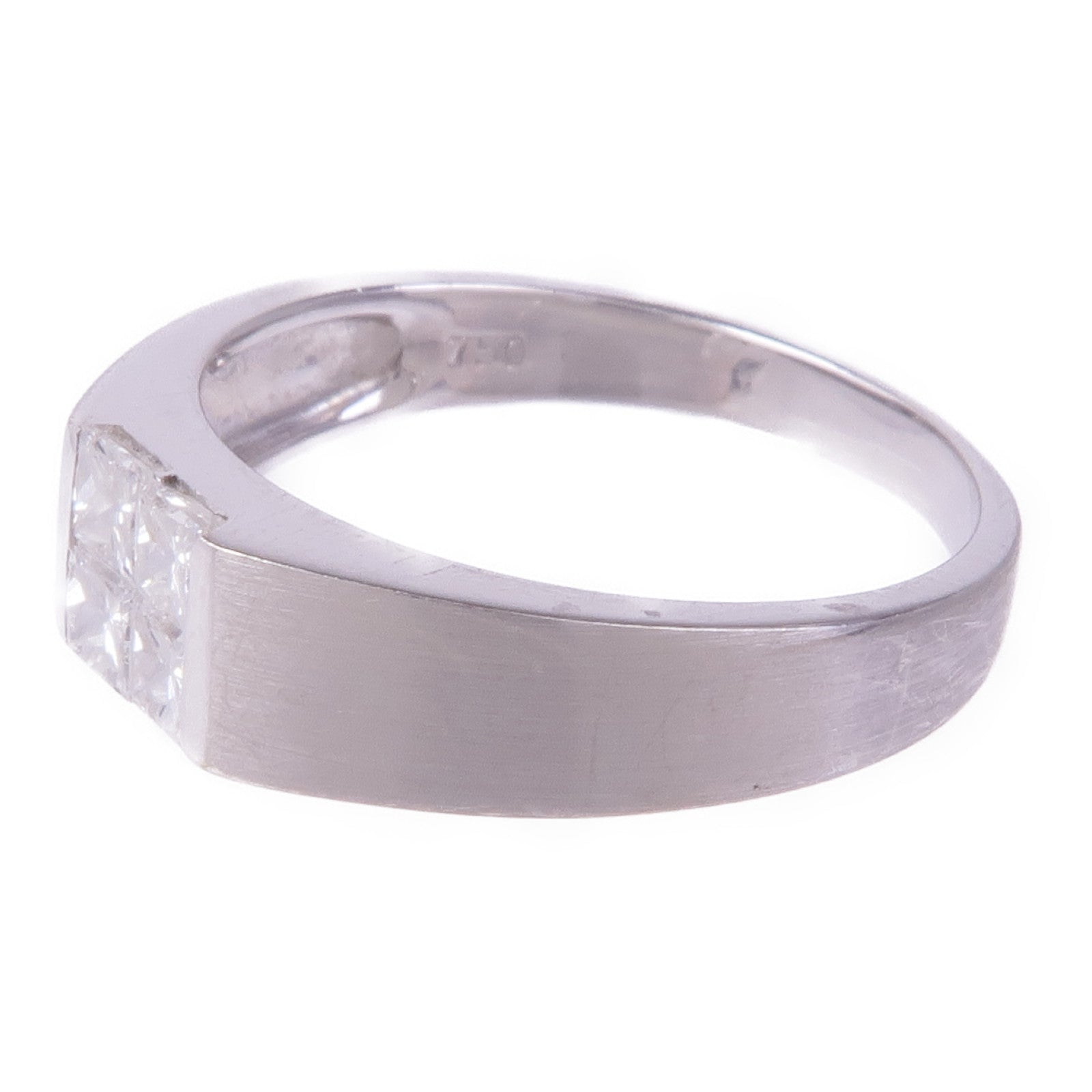 JEWELRY 【激減優惠】18K白金Diamond Ring鑽石戒指US#5.75