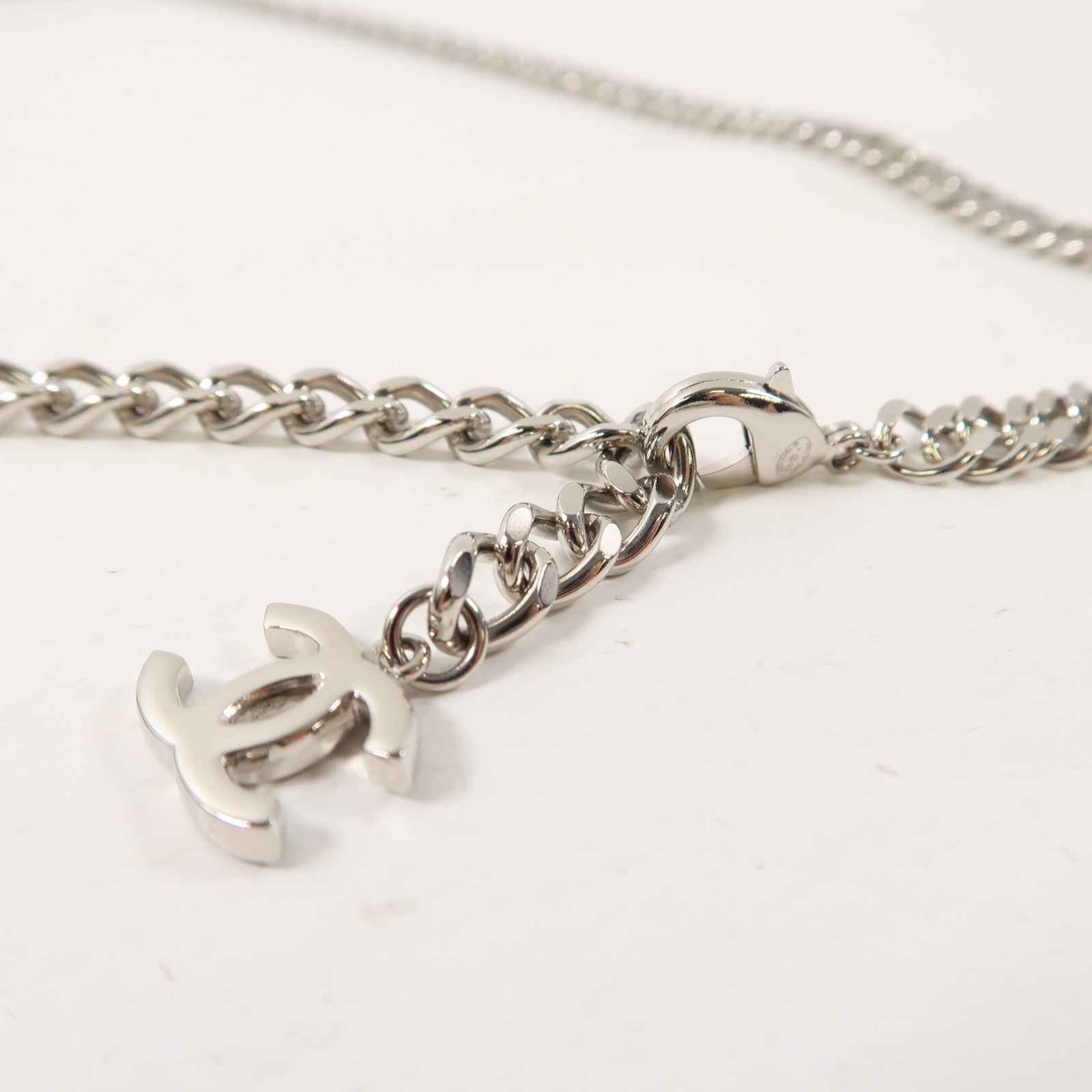 CHANEL 【激減優惠】金屬Waist Chain Belt鏈腰帶銀色