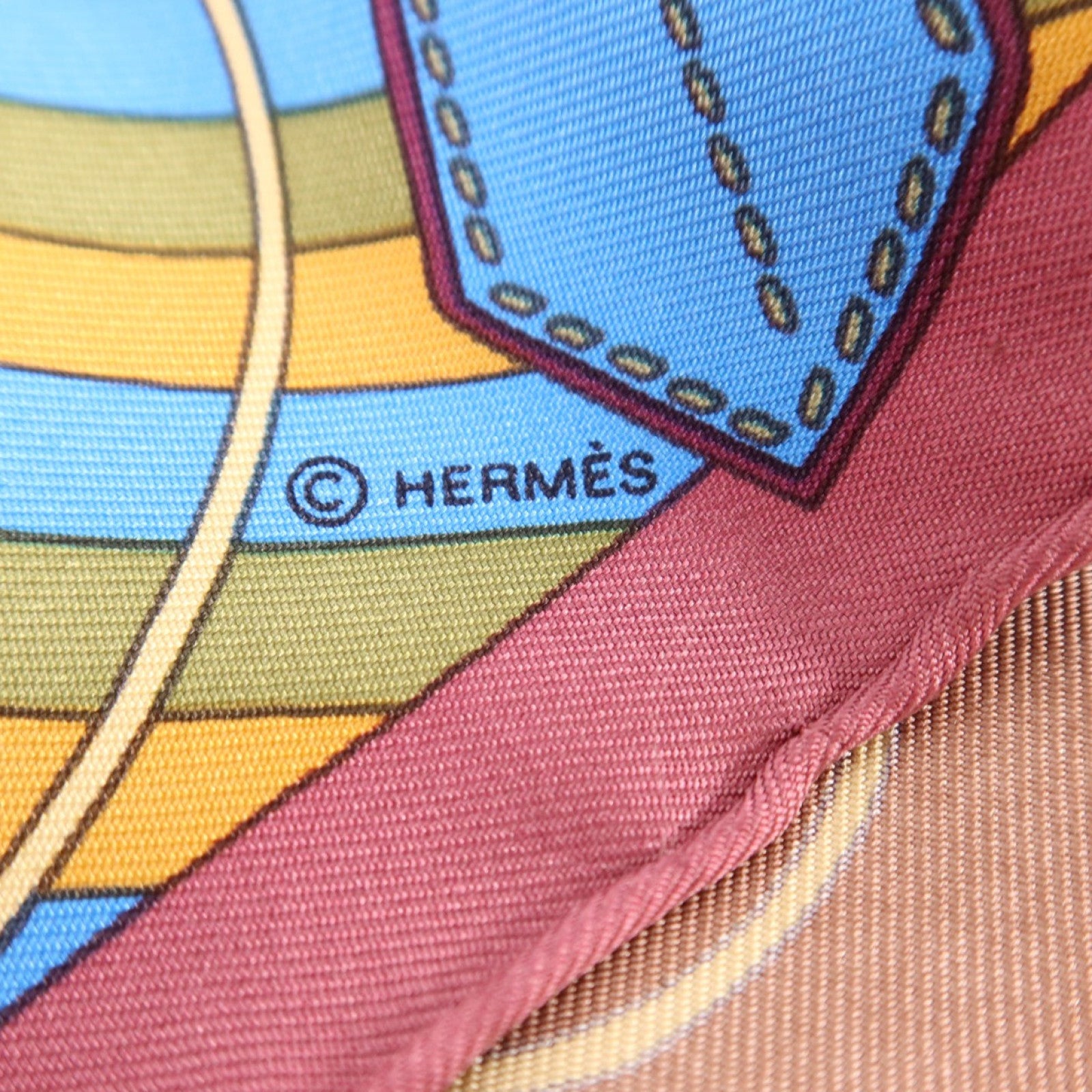 HERMES 絲質Scarf 40x40絲巾