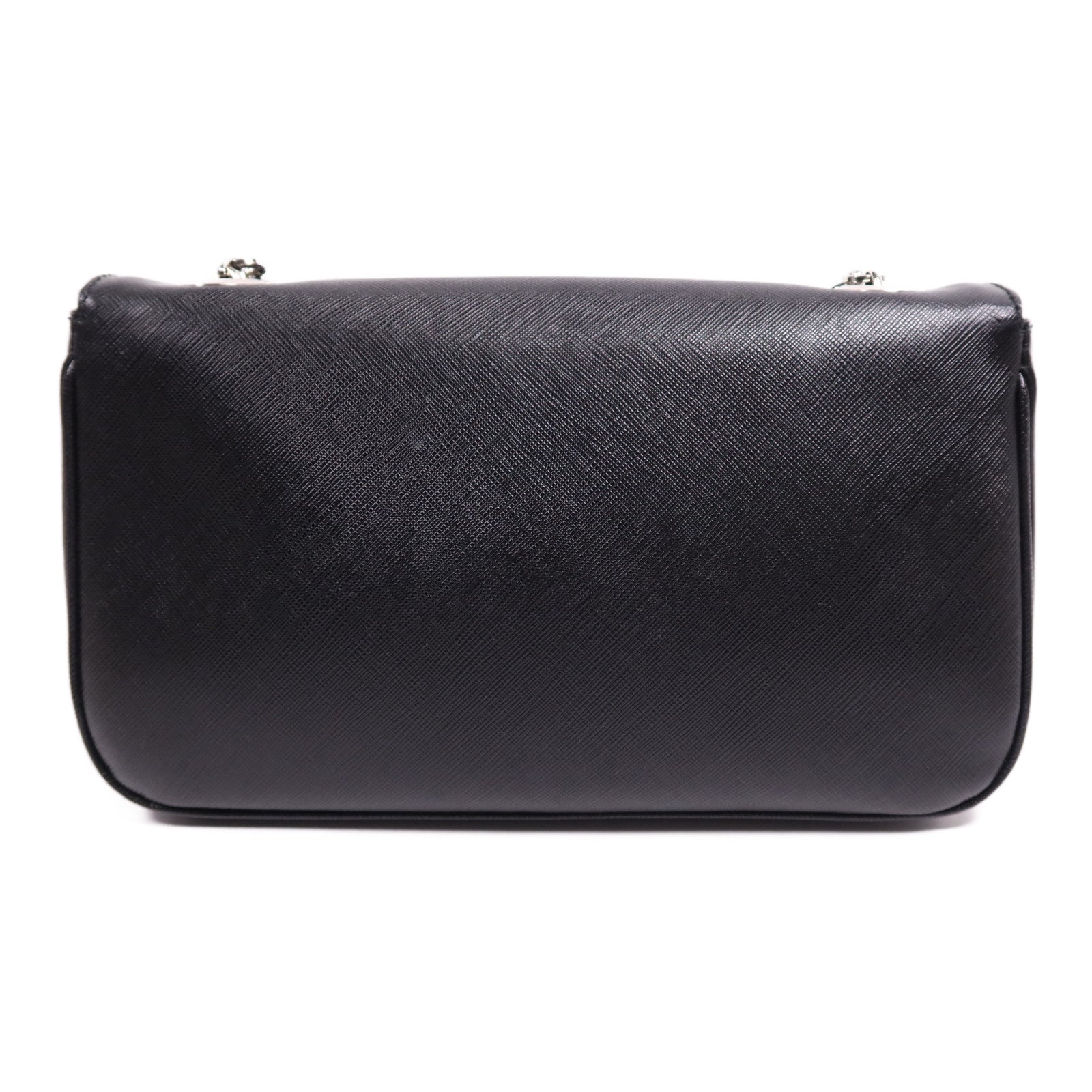 Salvatore Ferragamo 牛皮皮革Chain Shoulder Bag銀扣鏈帶肩背袋