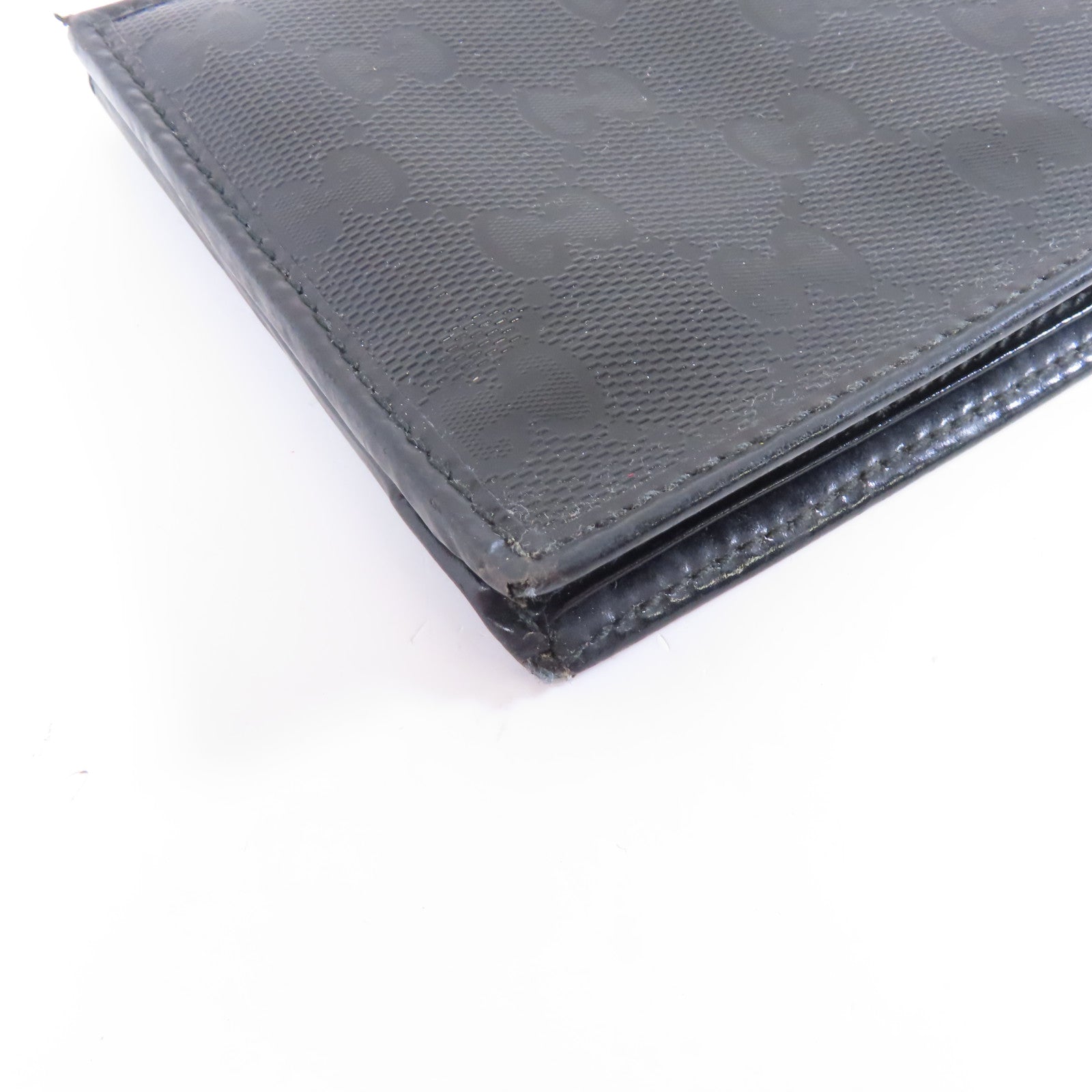 GUCCI 塗層帆布Wallet錢包黑色