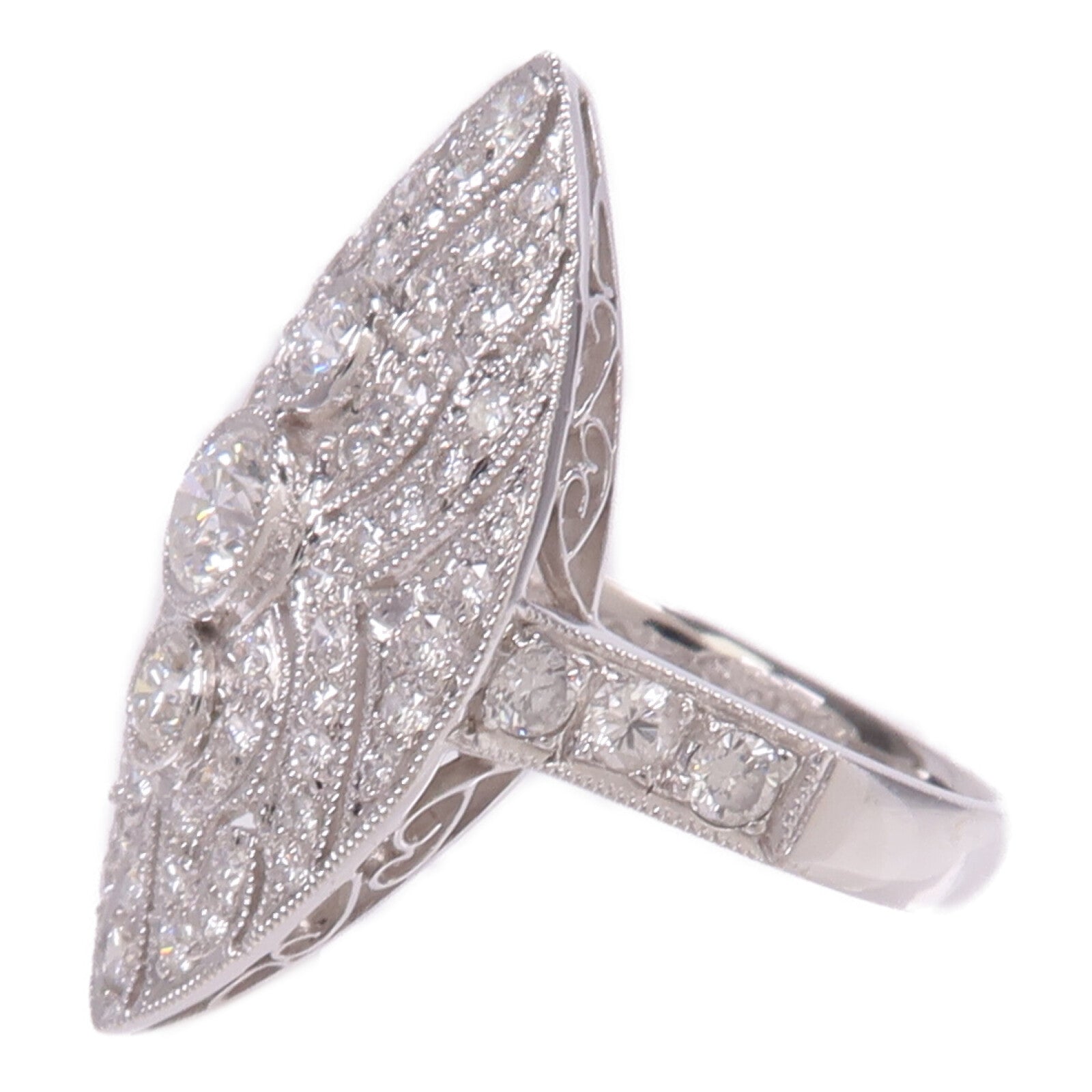 JEWELRY 18K白金Diamond Ring鑽石戒指US#5