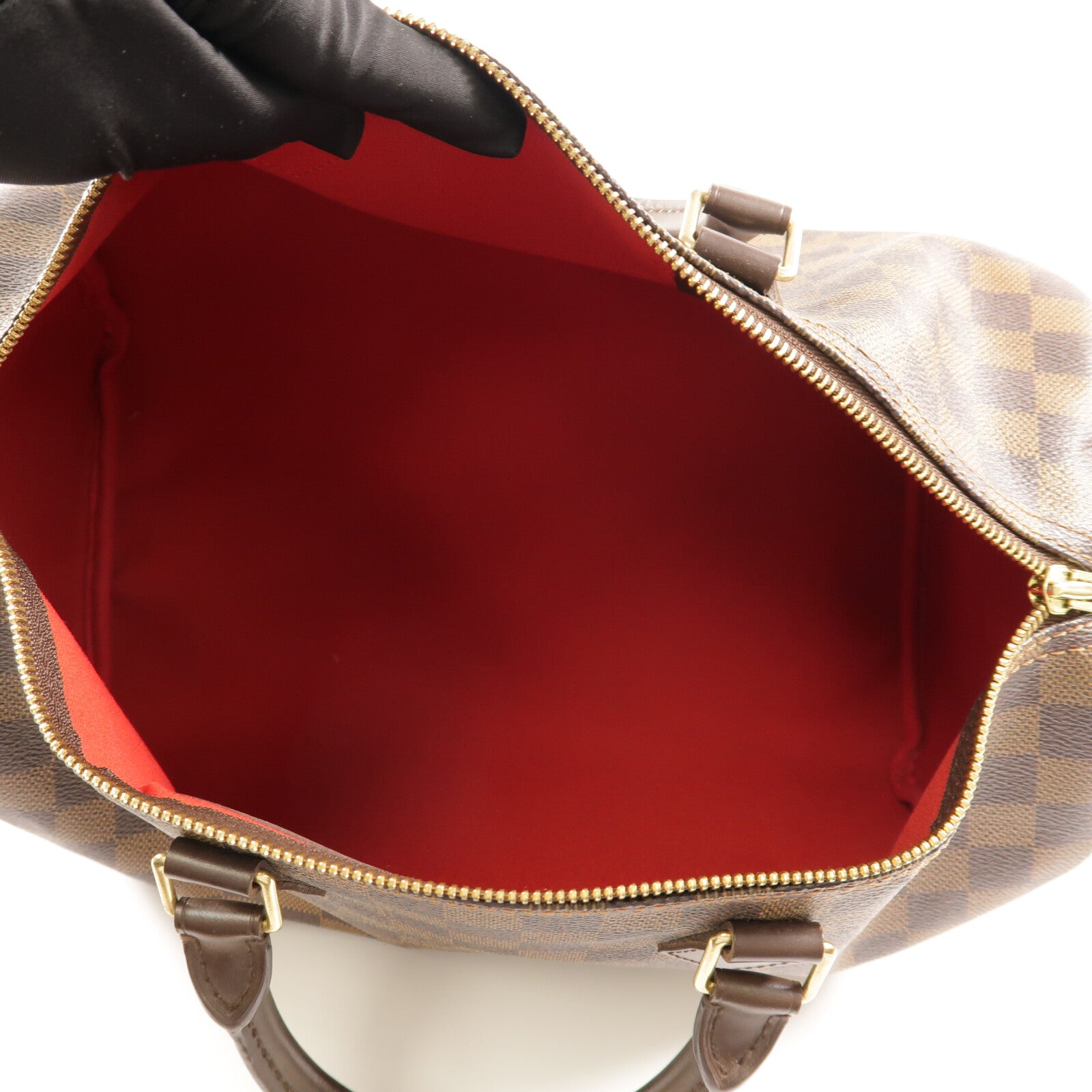 LOUIS VUITTON Damier Speedy 35手挽袋