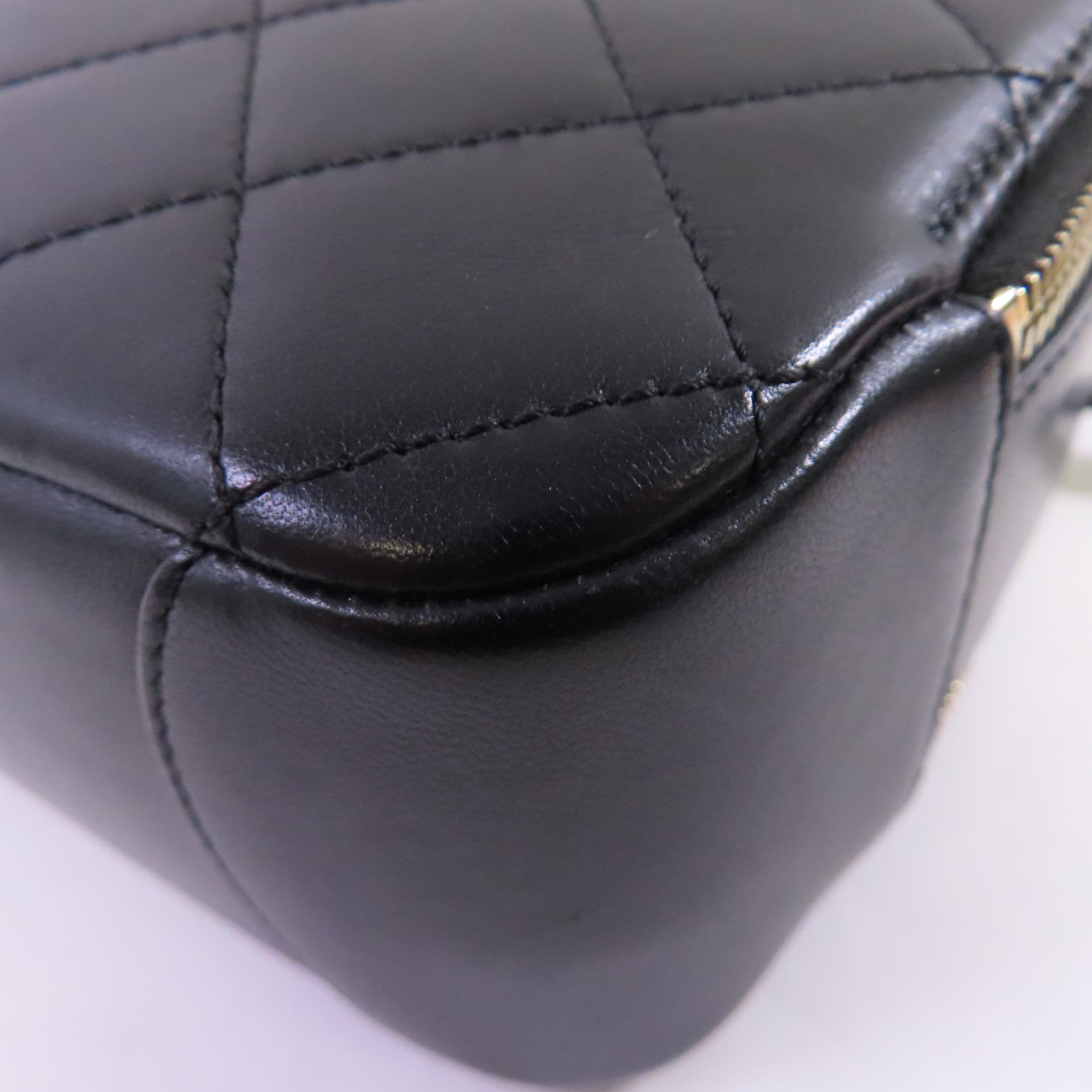 CHANEL 羊皮皮革2Way Chain Shoulder Bag金扣鏈帶手挽肩背兩用袋