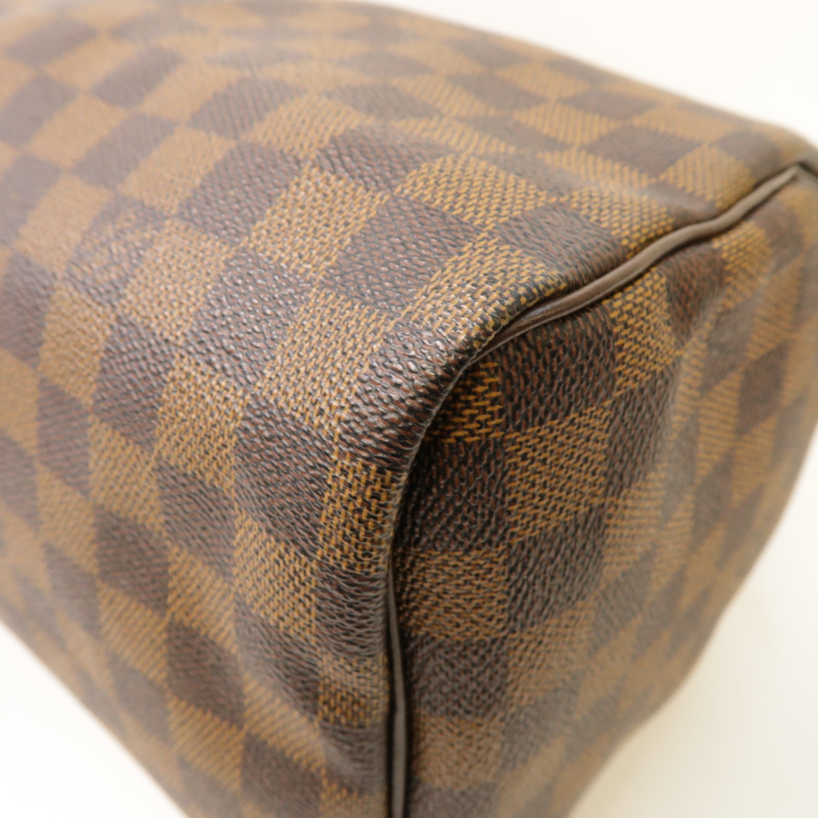 LOUIS VUITTON 【激減優惠】Damier Speedy 30金扣手挽袋啡色
