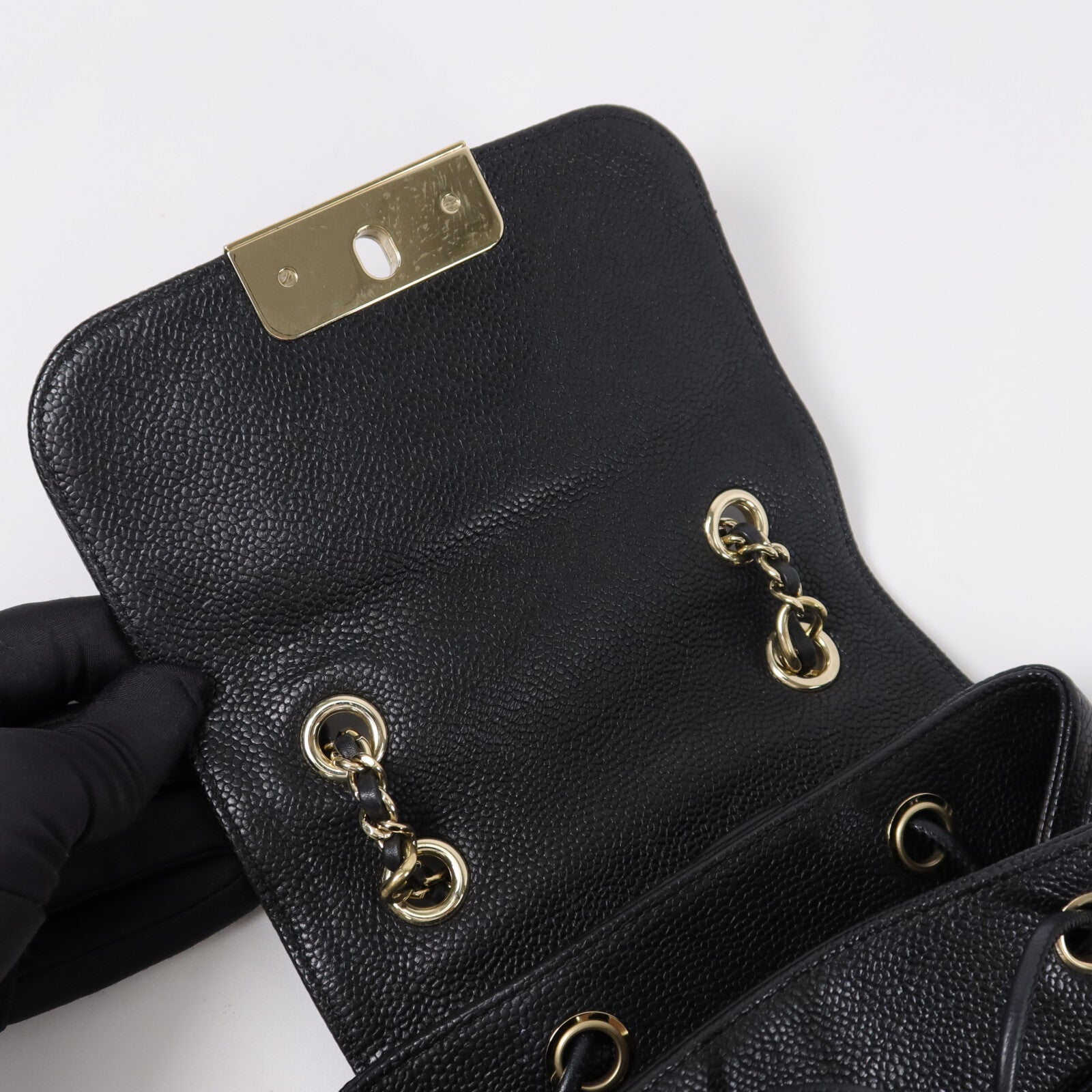 CHANEL 牛皮皮革Backpack背包