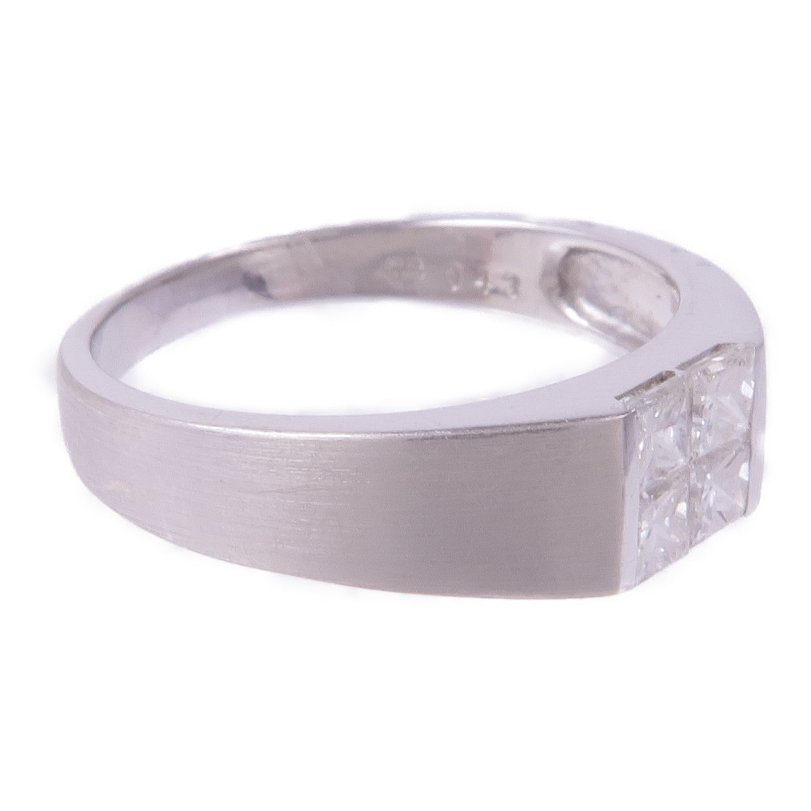 JEWELRY 【激減優惠】18K白金Diamond Ring鑽石戒指US#5.75