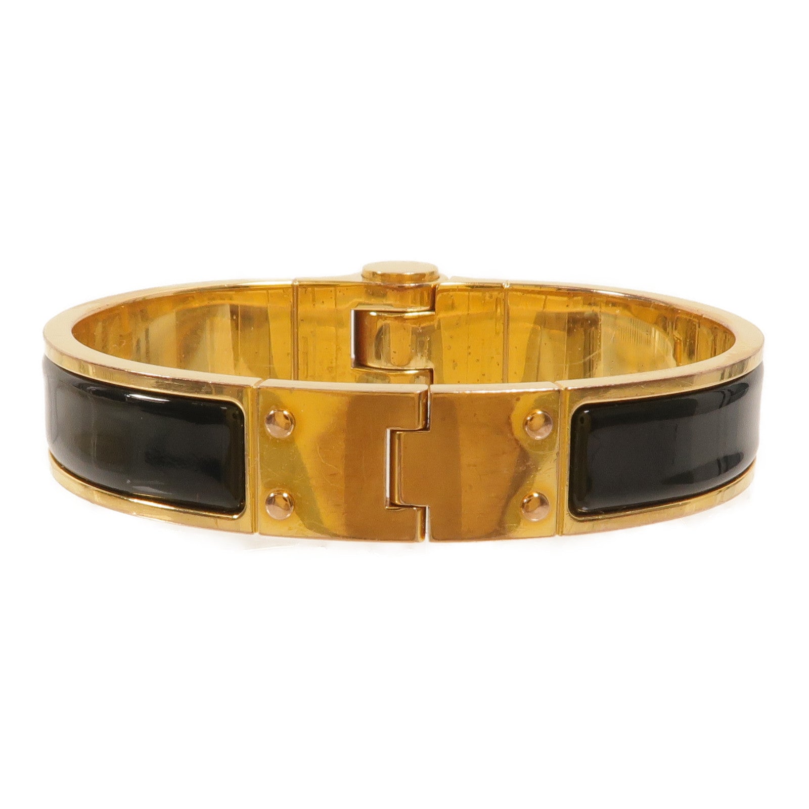 HERMES 金屬Charniere Narrow Bangle手鐲