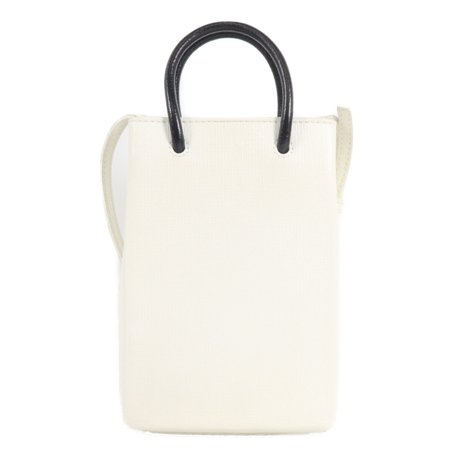 BALENCIAGA 牛皮皮革手挽肩背兩用袋Shopping Phone Holder