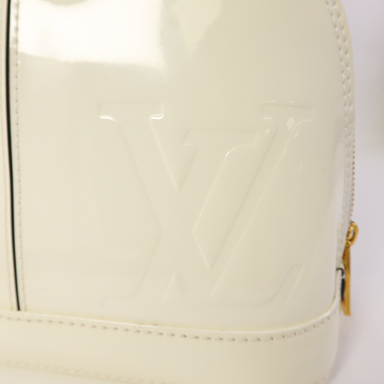 LOUIS VUITTON Vernis Alma BB金扣手挽肩背兩用袋