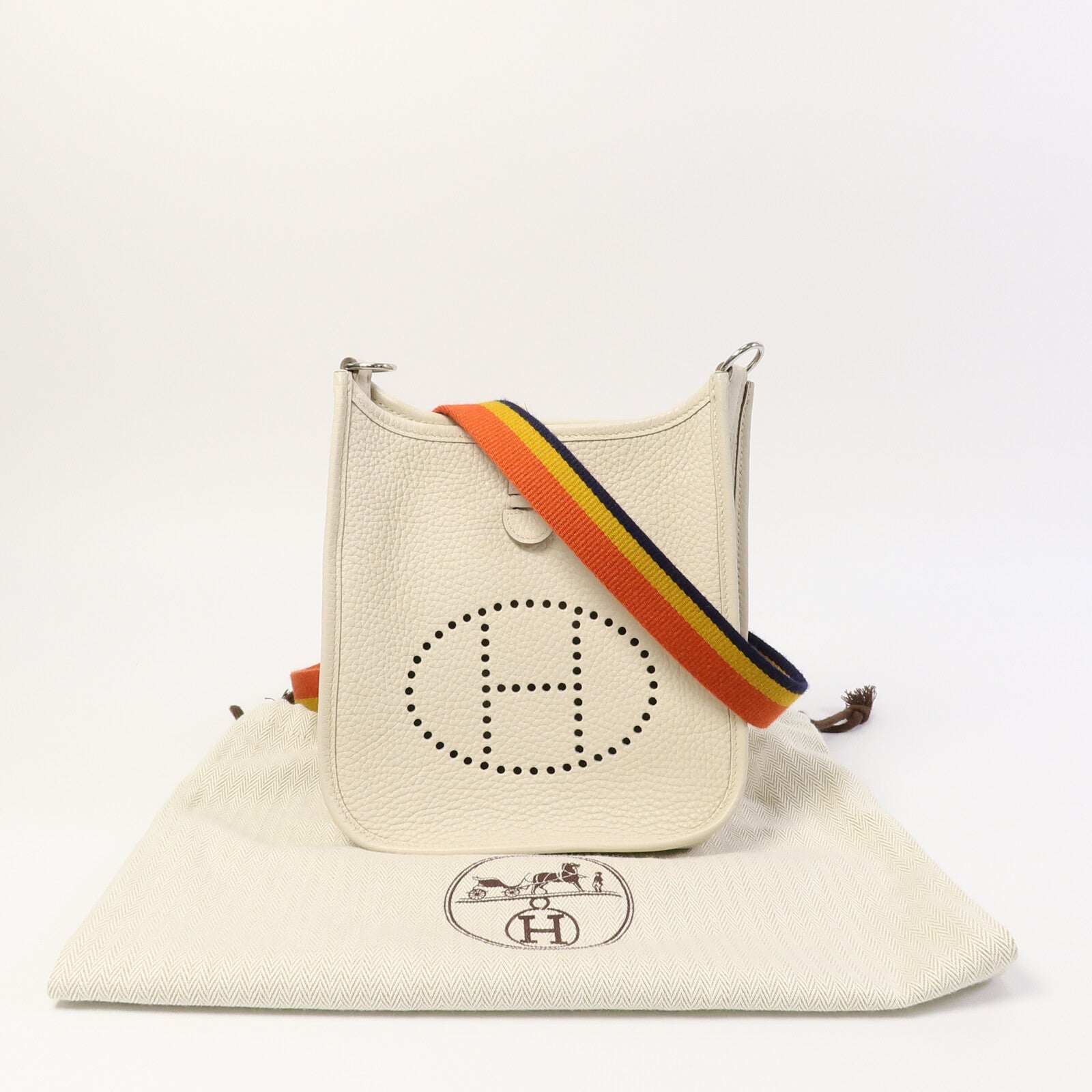 HERMES Clemence皮革Evelyne TPM肩背袋