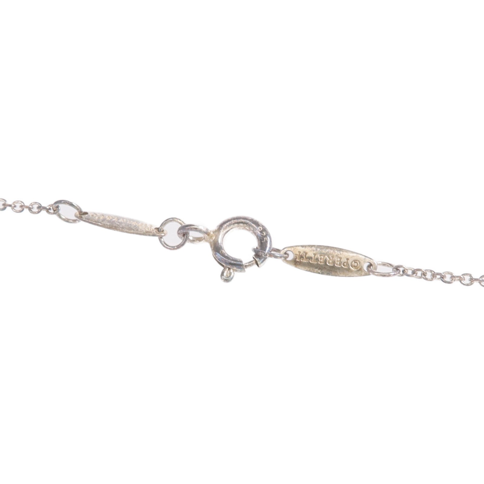 TIFFANY＆CO 925純銀Yard Turquoise Pendant項鍊