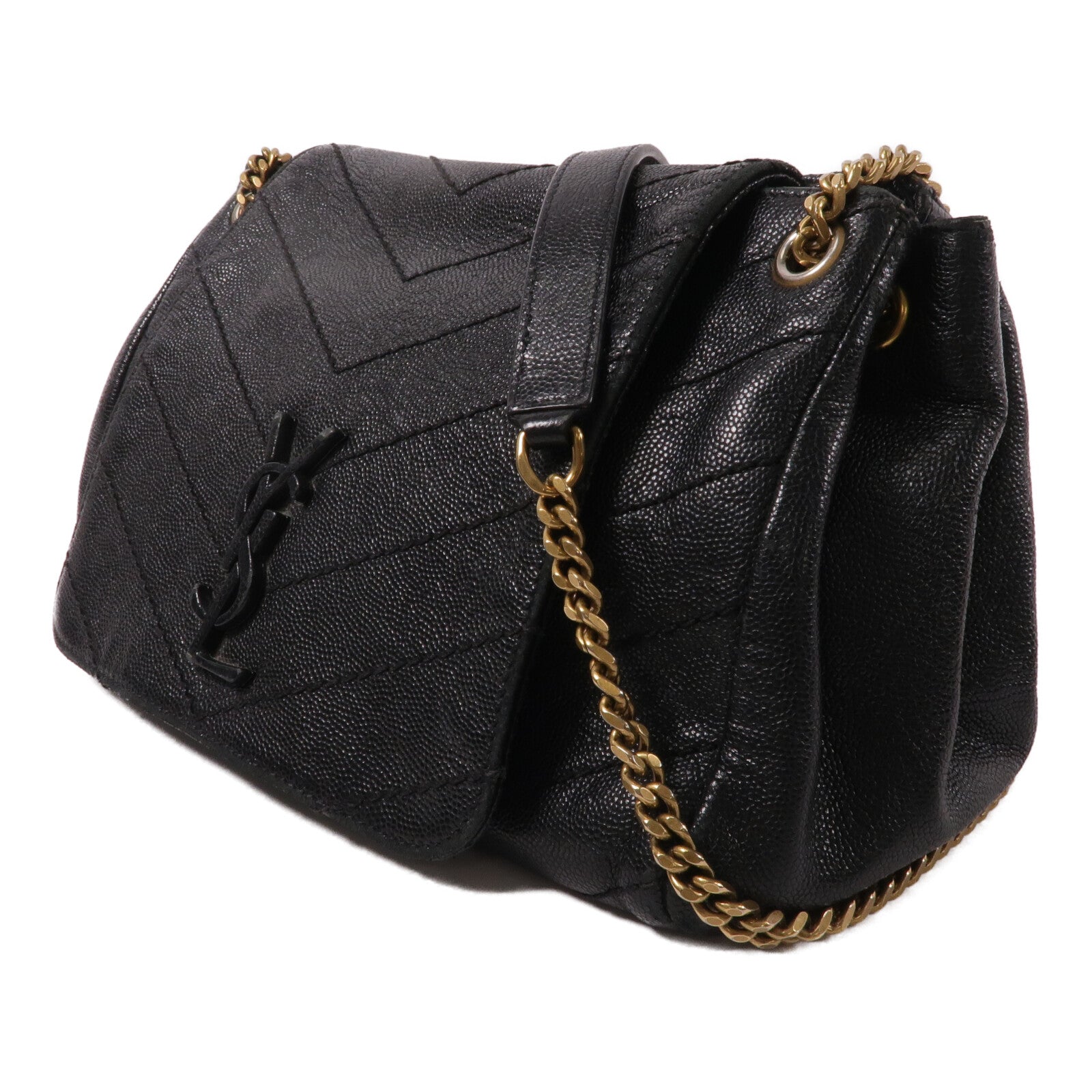 YVES SAINT LAURENT 羊皮皮革Nolita Shoulder Bag鏈帶肩背袋
