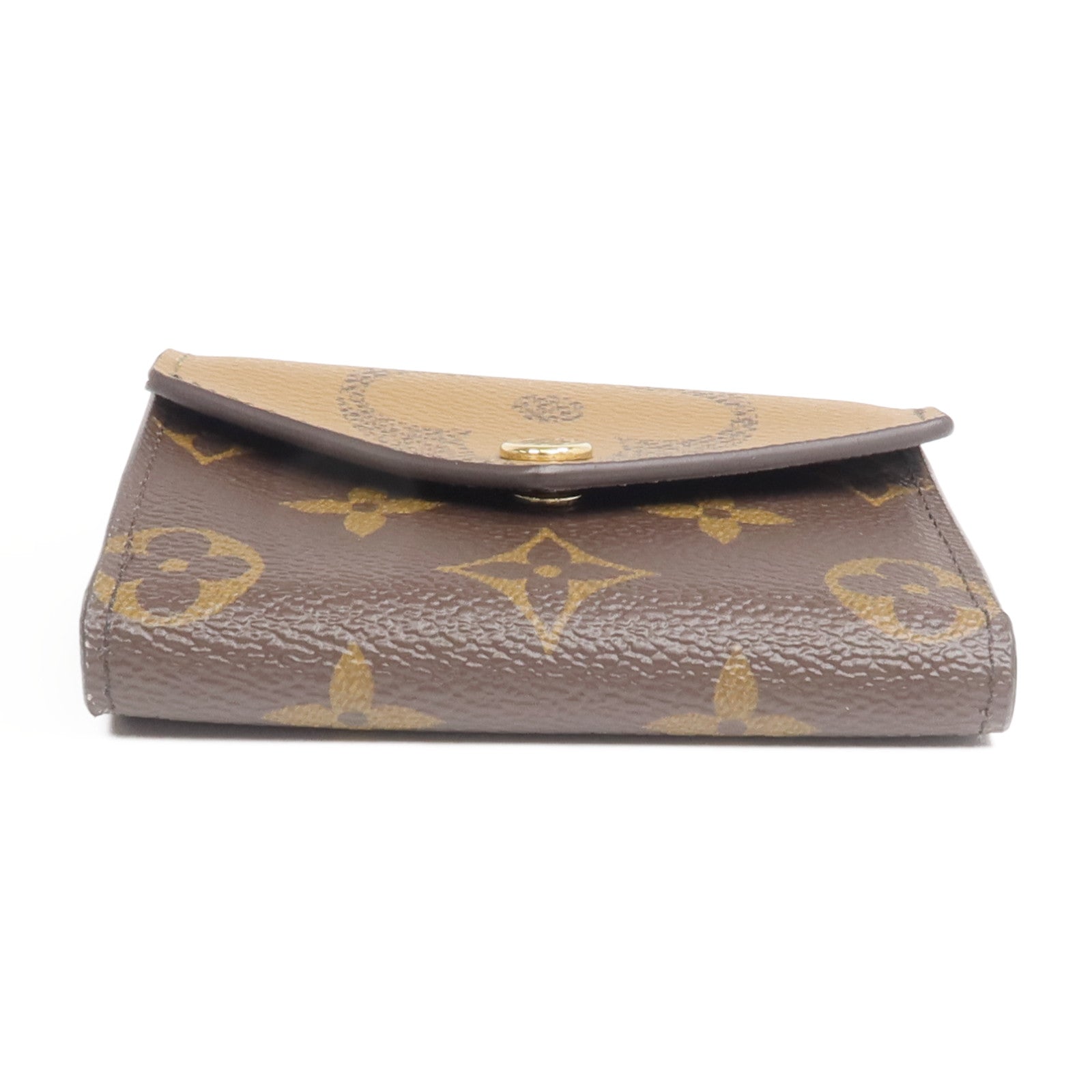LOUIS VUITTON Monogram/Monogram Reverse Giant Zoe Wallet金扣錢包