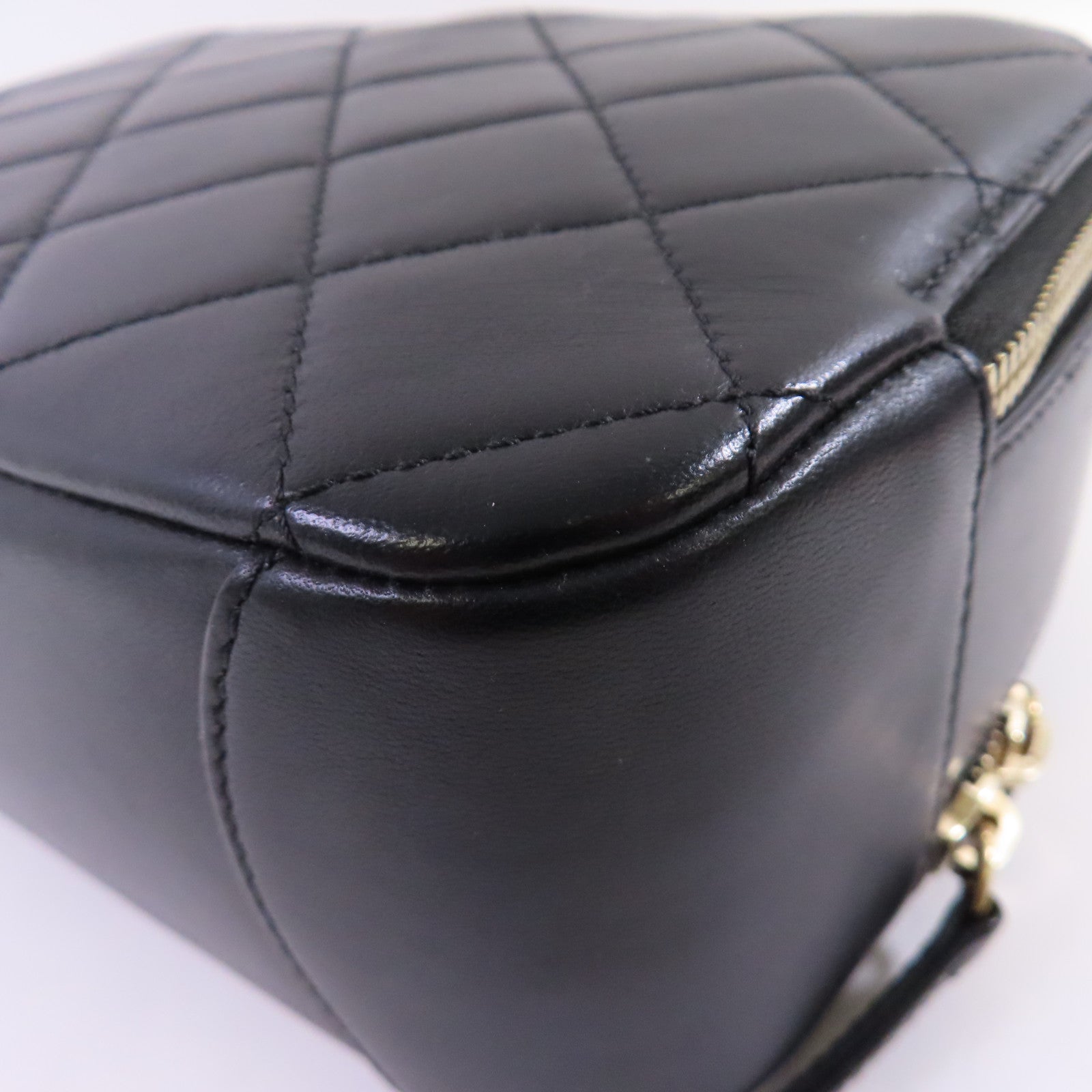 CHANEL 羊皮皮革2Way Chain Shoulder Bag金扣鏈帶手挽肩背兩用袋