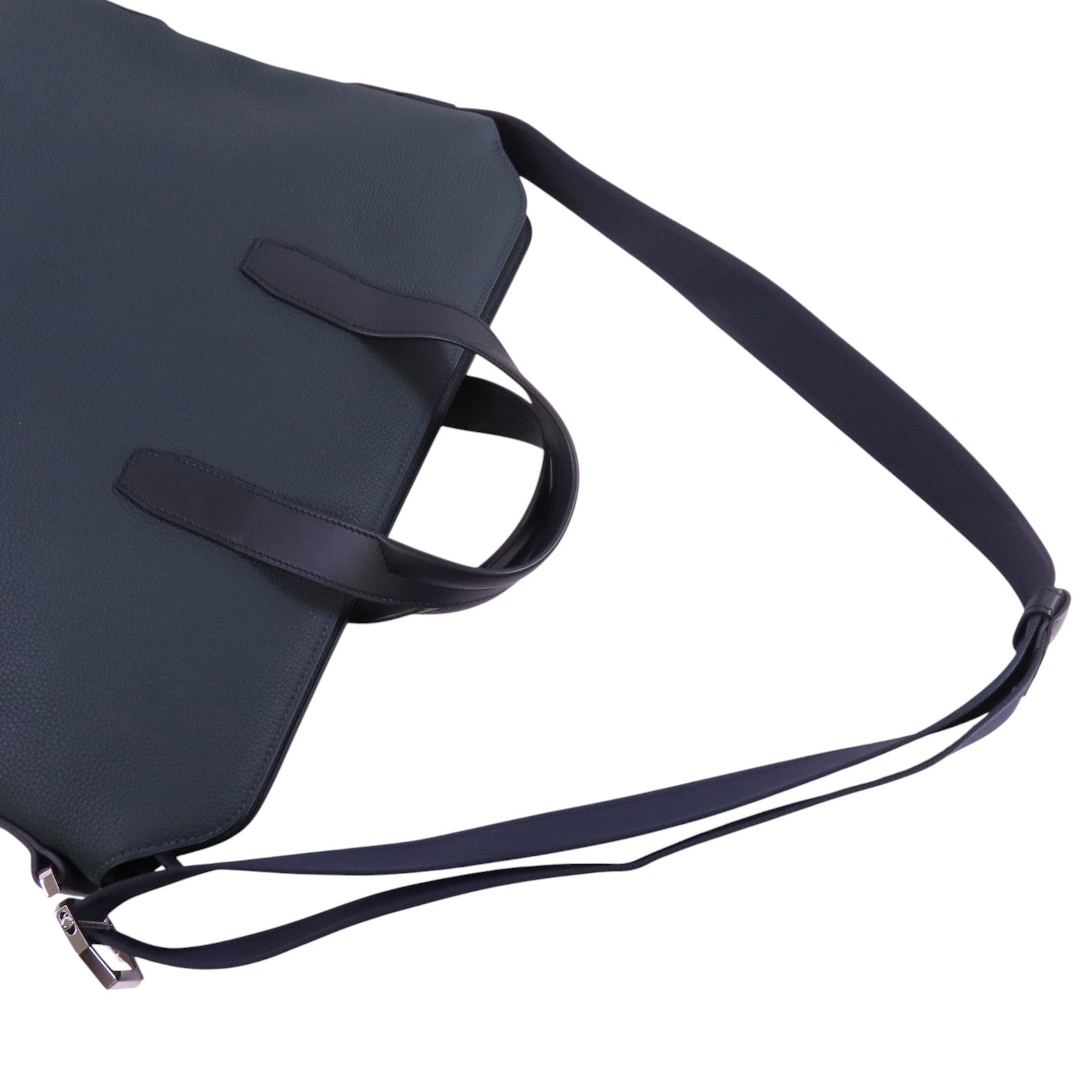 HERMES Togo皮革Citynews Briefcase銀扣公事包
