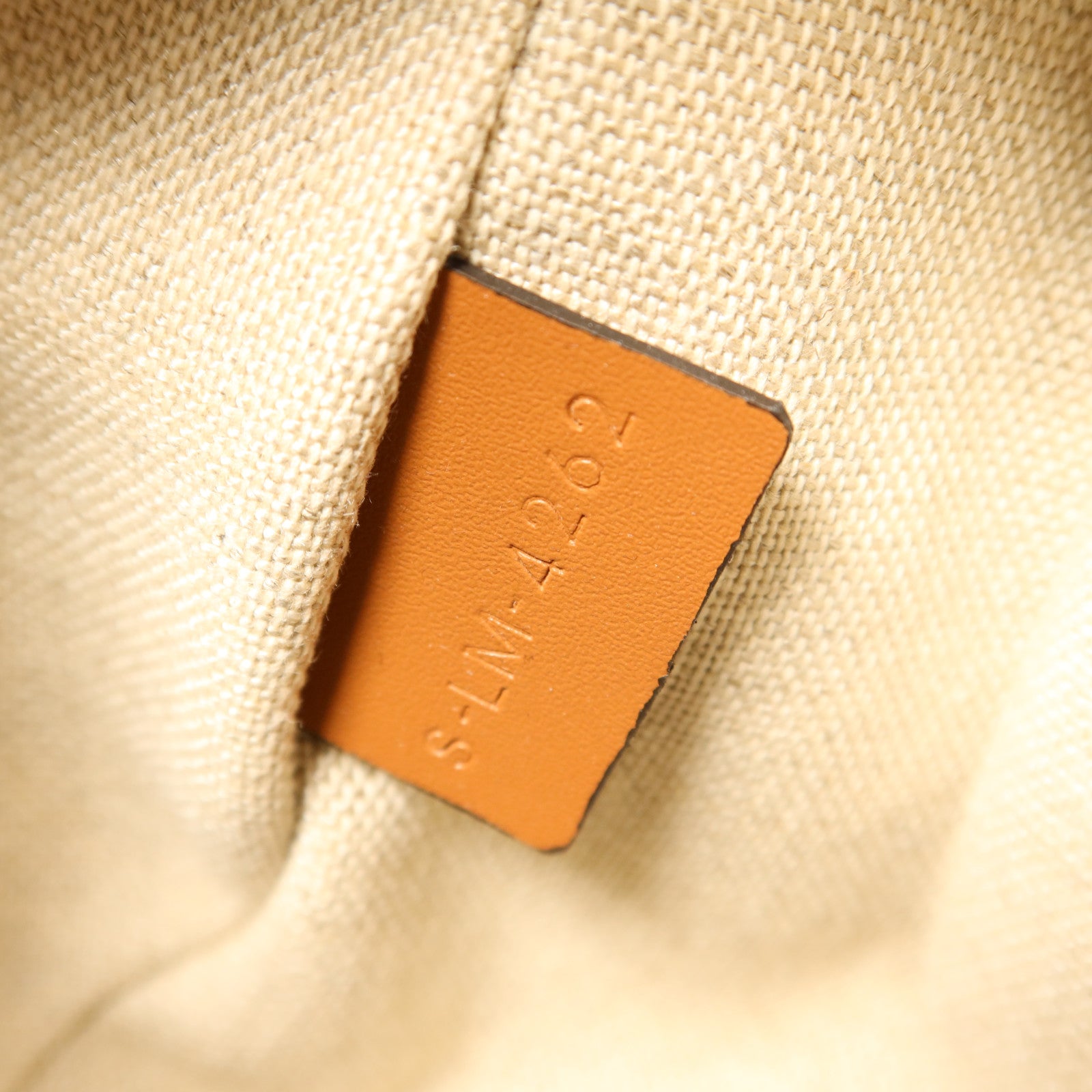 CELINE 帆布/皮革Ava Triomphe金扣肩背袋