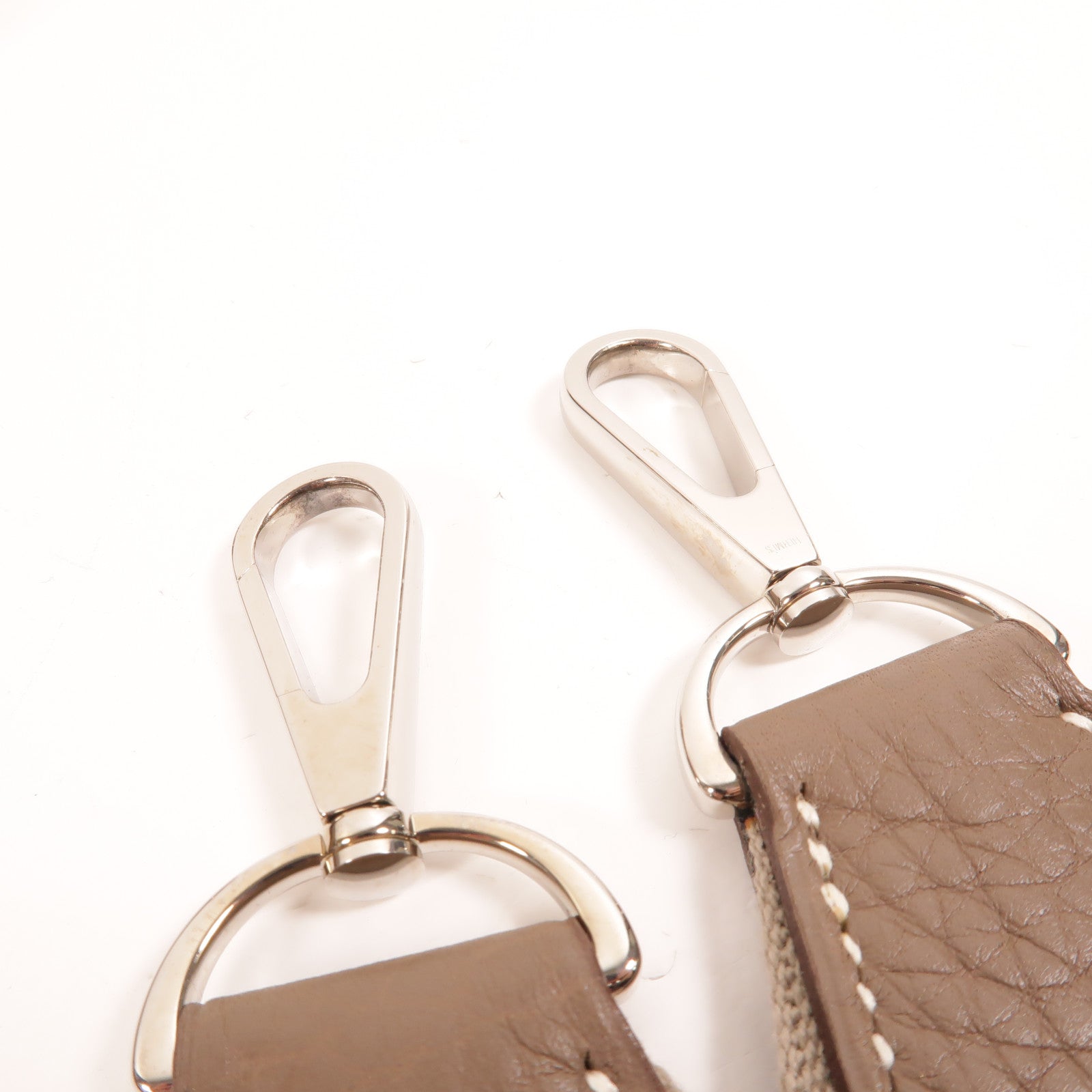 HERMES Clemence皮革Evelyne PM肩背袋Etoupe