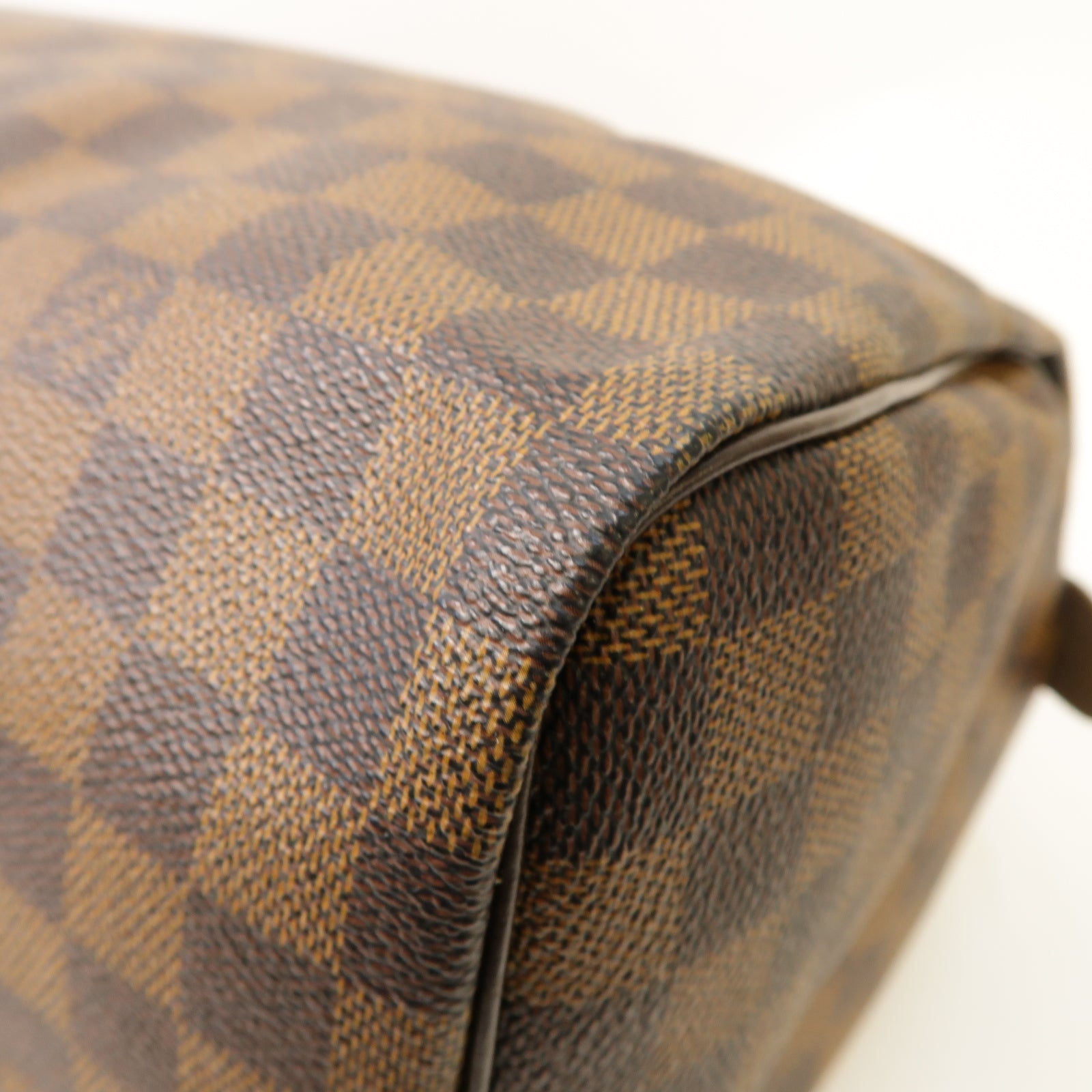 LOUIS VUITTON 【激減優惠】Damier Speedy 30金扣手挽袋啡色