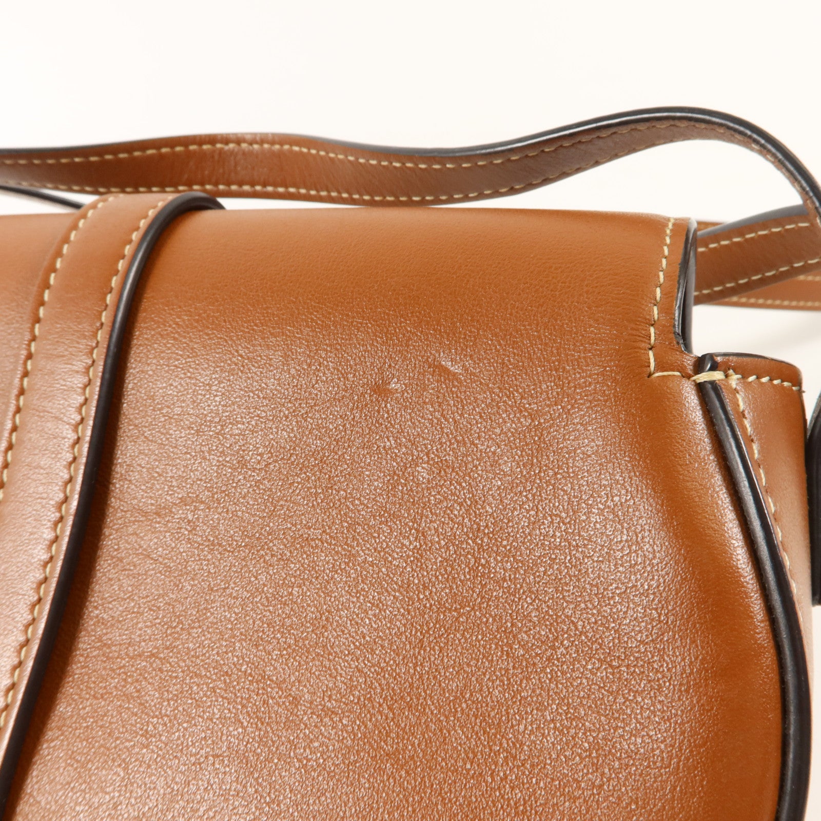 CELINE 牛皮皮革2 Way Shoulder Bag金扣手挽肩背兩用袋