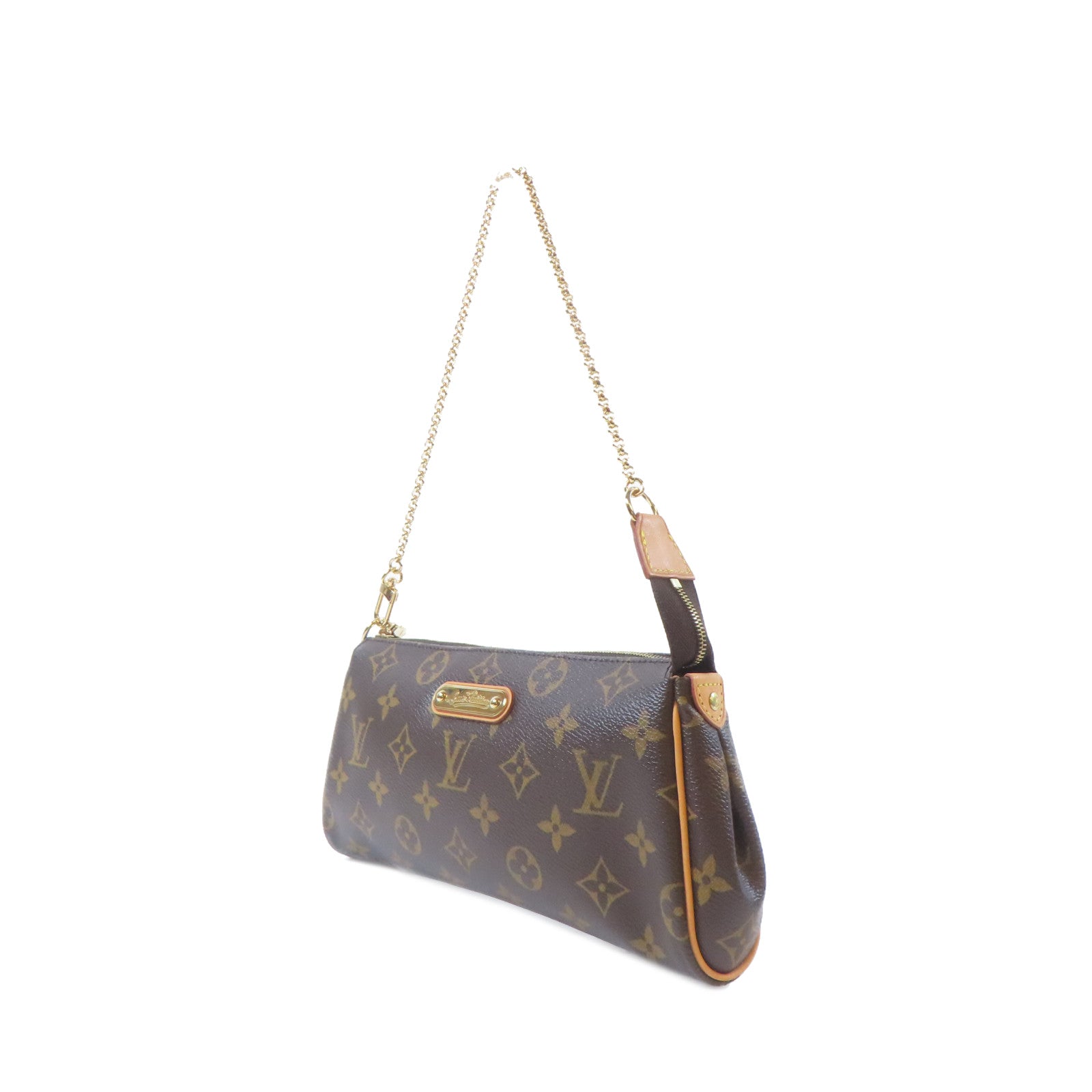 LOUIS VUITTON Monogram Eva金扣手挽肩背兩用袋啡色