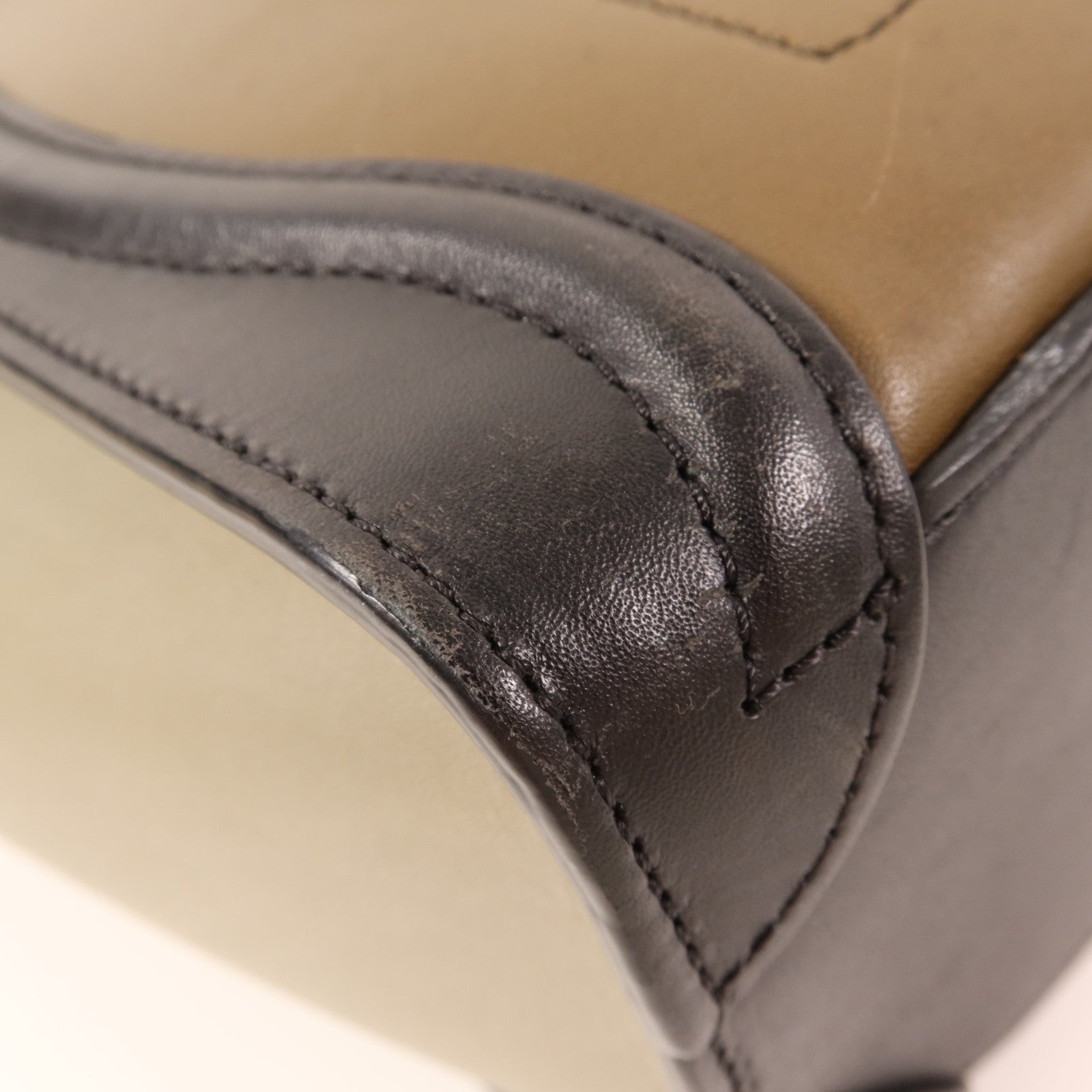 CELINE 牛皮皮革Nano Luggage金扣手挽肩背兩用袋