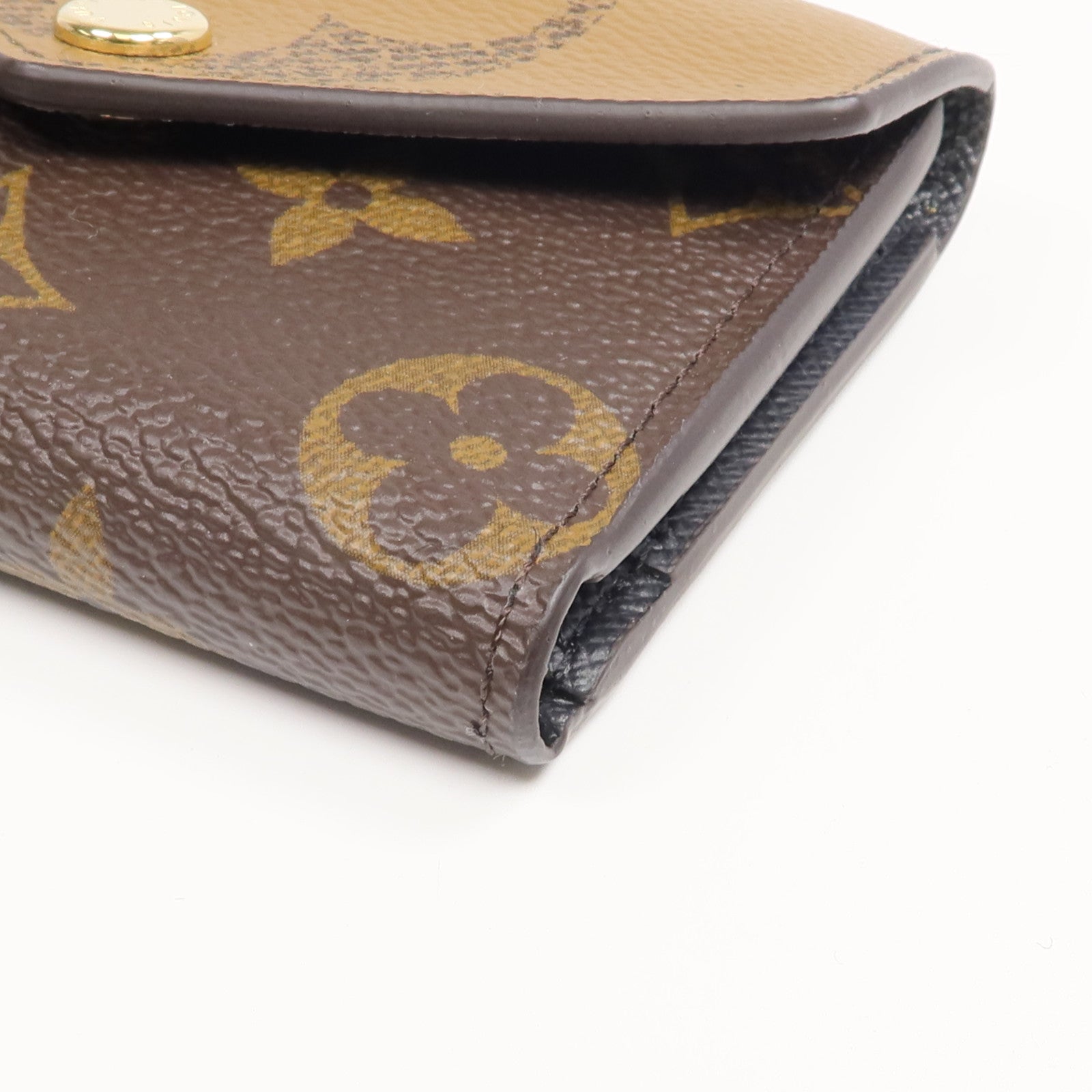 LOUIS VUITTON Monogram/Monogram Reverse Giant Zoe Wallet金扣錢包