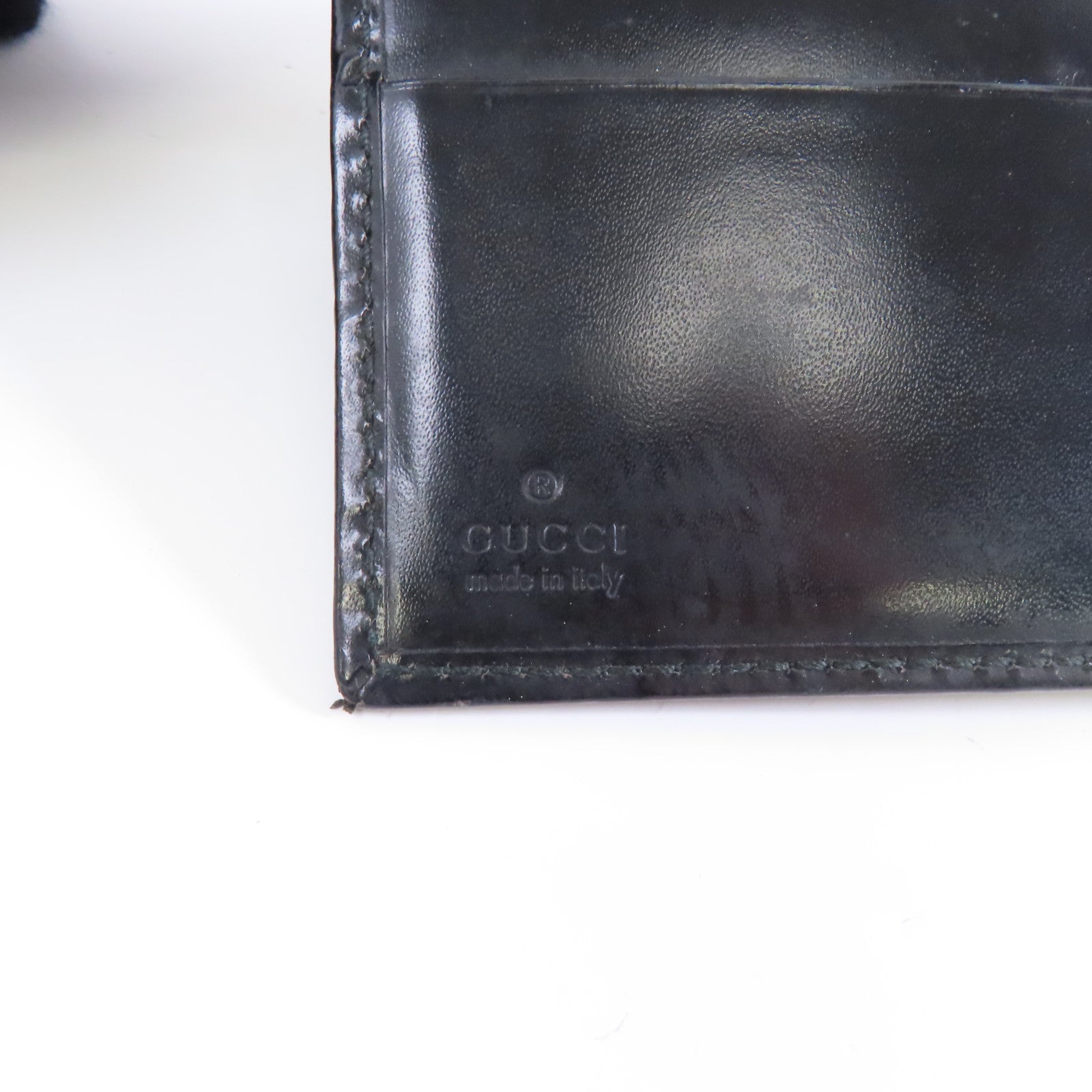GUCCI 塗層帆布Wallet錢包黑色