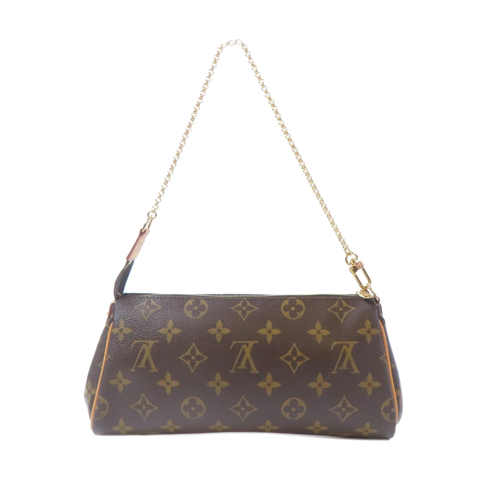 LOUIS VUITTON Monogram Eva金扣手挽肩背兩用袋啡色