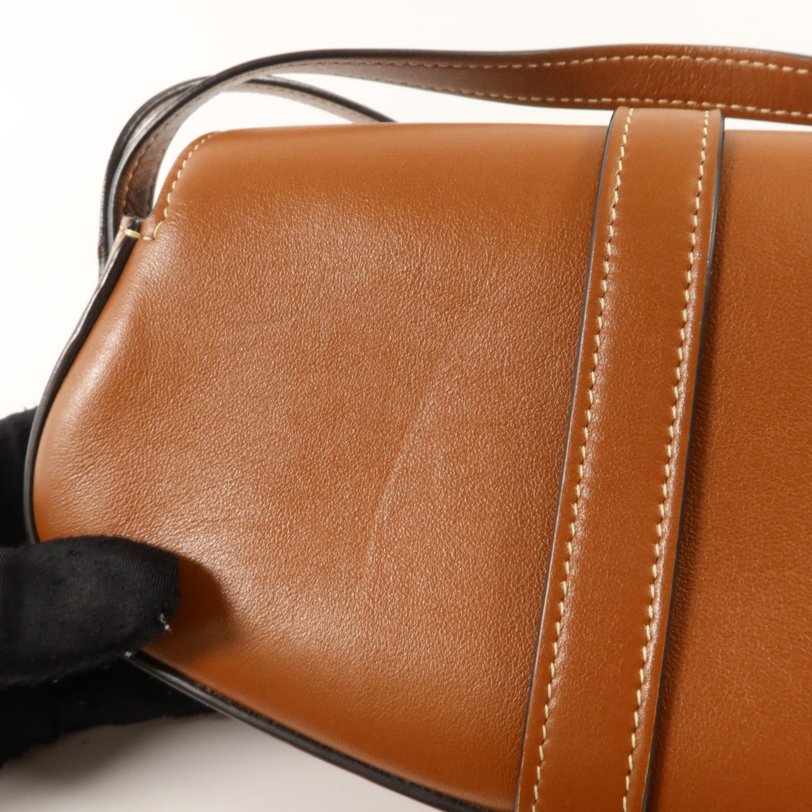CELINE 牛皮皮革2 Way Shoulder Bag金扣手挽肩背兩用袋