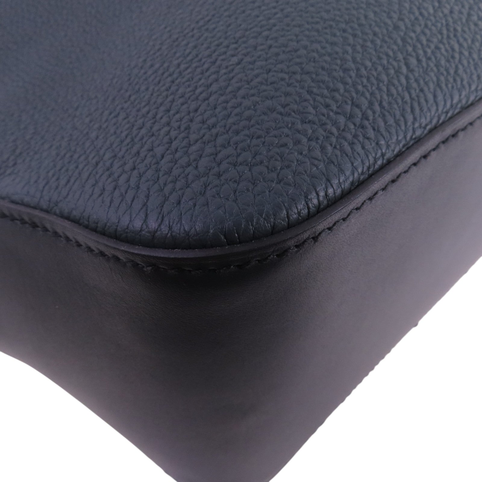 HERMES Togo皮革Citynews Briefcase銀扣公事包