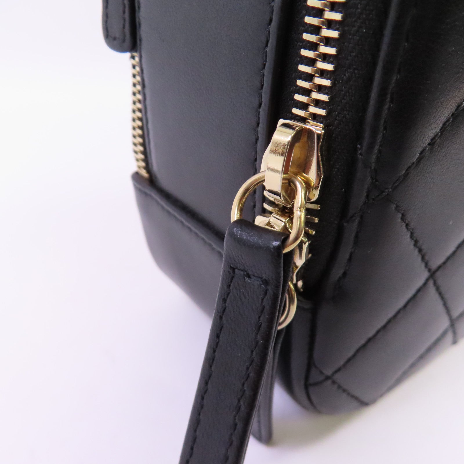 CHANEL 羊皮皮革2Way Chain Shoulder Bag金扣鏈帶手挽肩背兩用袋