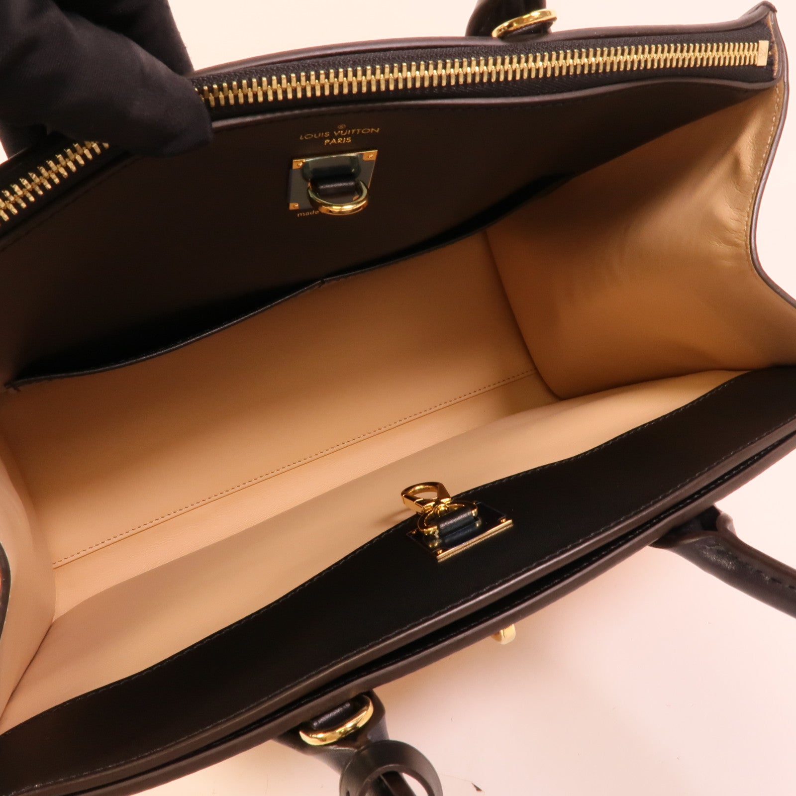 LOUIS VUITTON 皮革City Steamer MM手挽肩背兩用袋