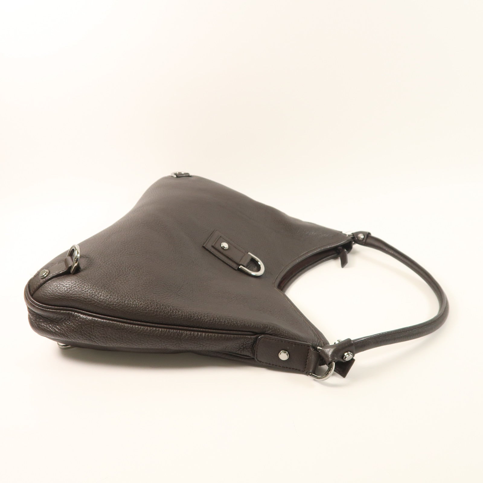 GUCCI 牛皮皮革Shoulder Bag銀扣肩背袋