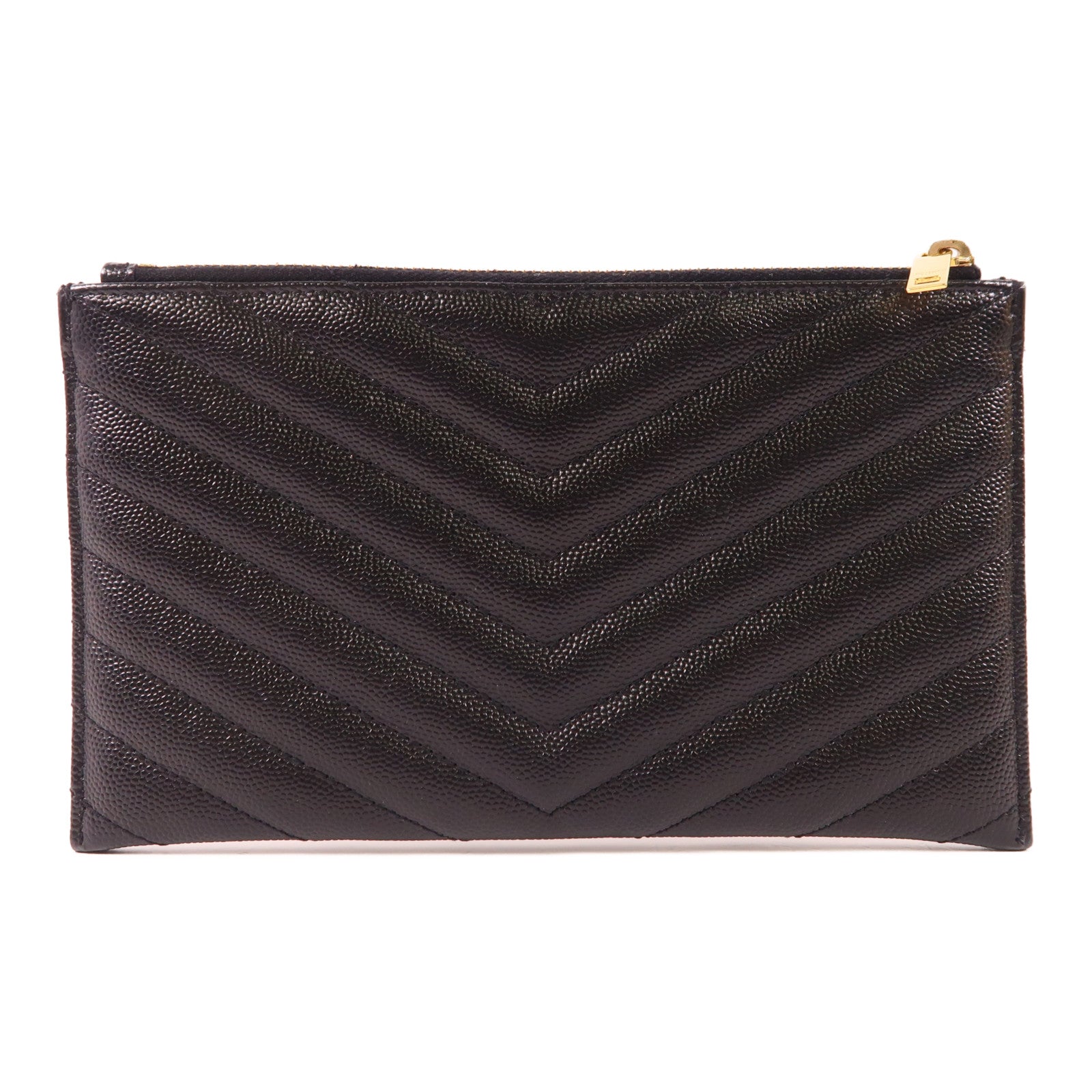 SAINT LAURENT 牛皮皮革Pouch金扣小袋