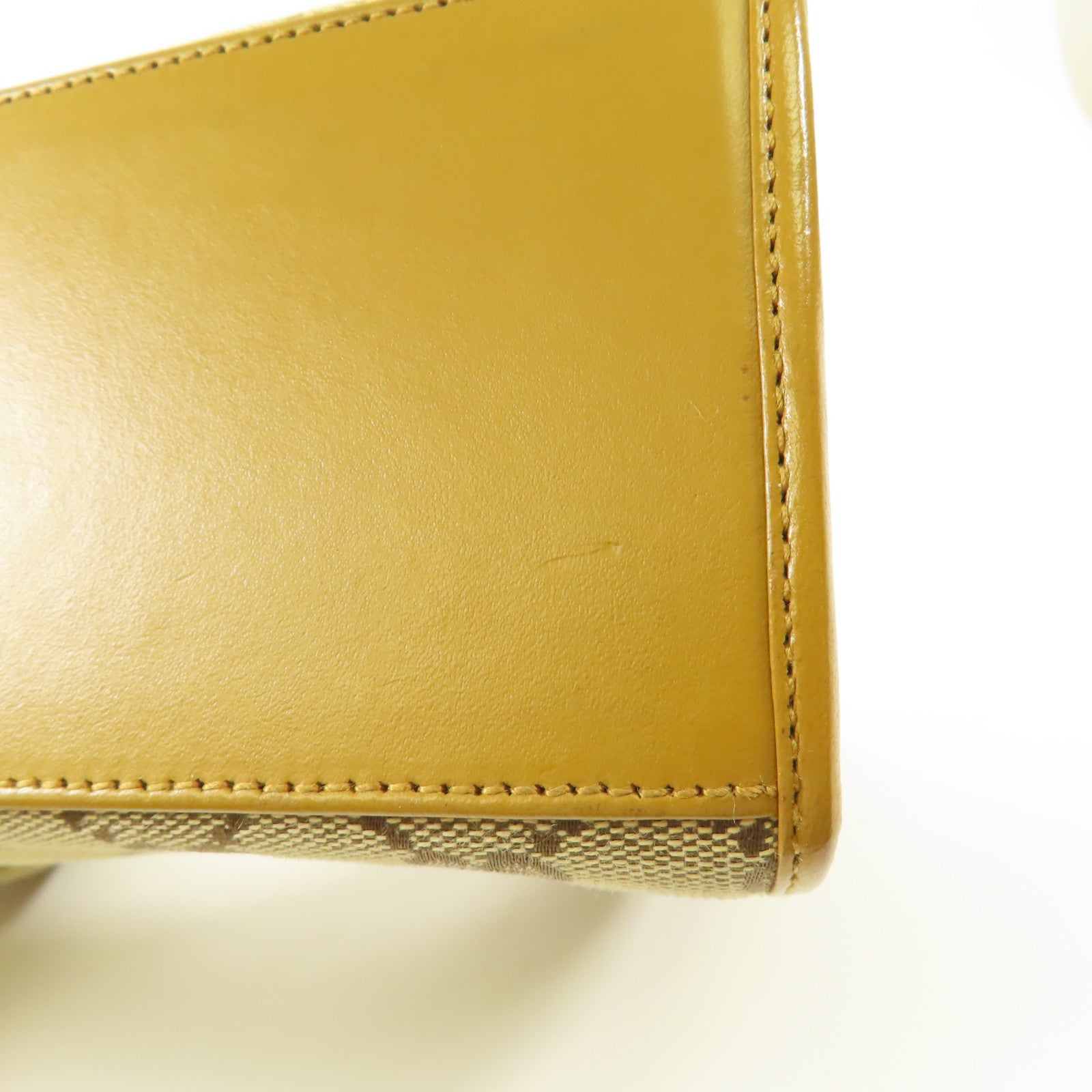 GUCCI 帆布/皮革Shoulder Bag金扣肩背袋