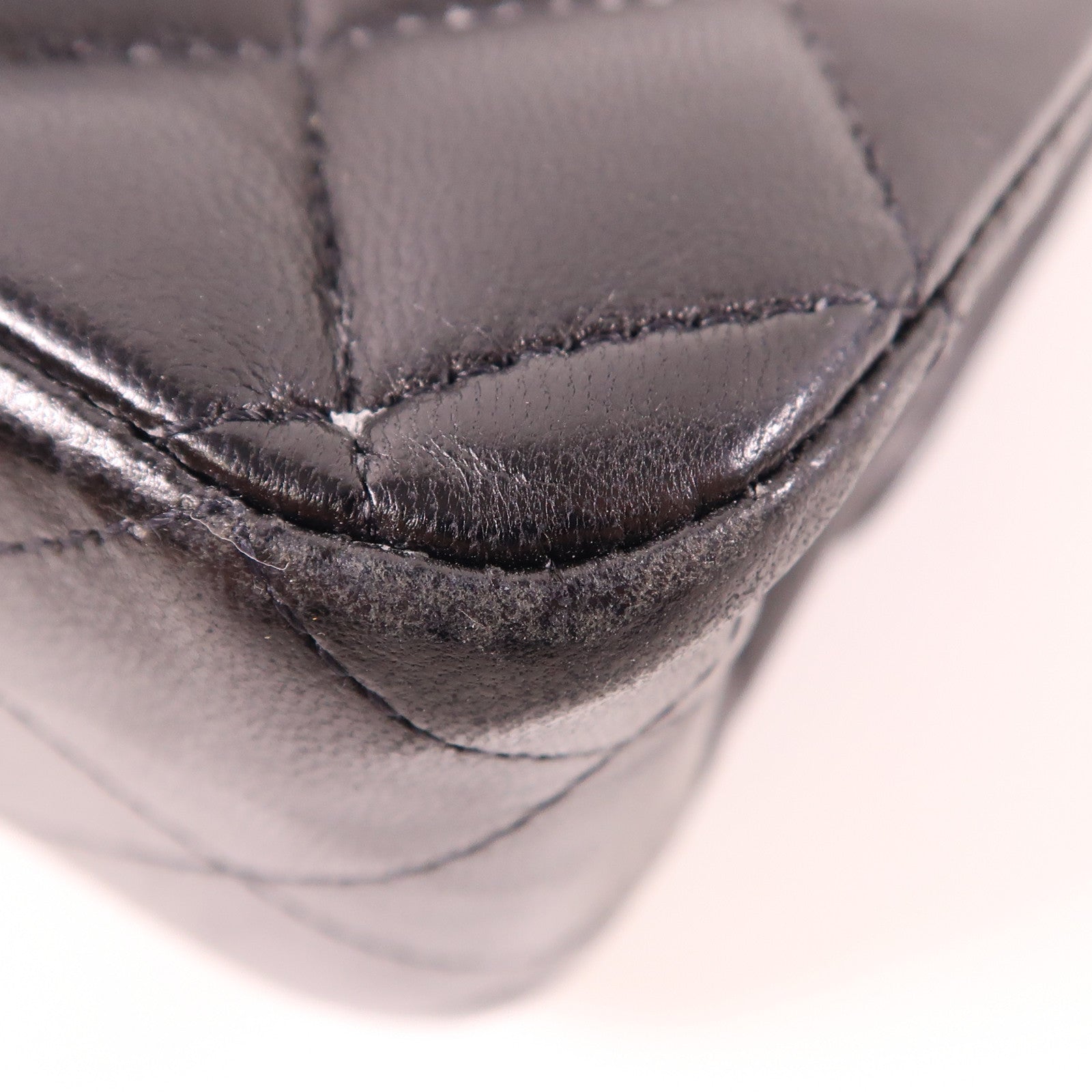 CHANEL 【激減優惠】羊皮皮革Classic 25銀扣肩背袋