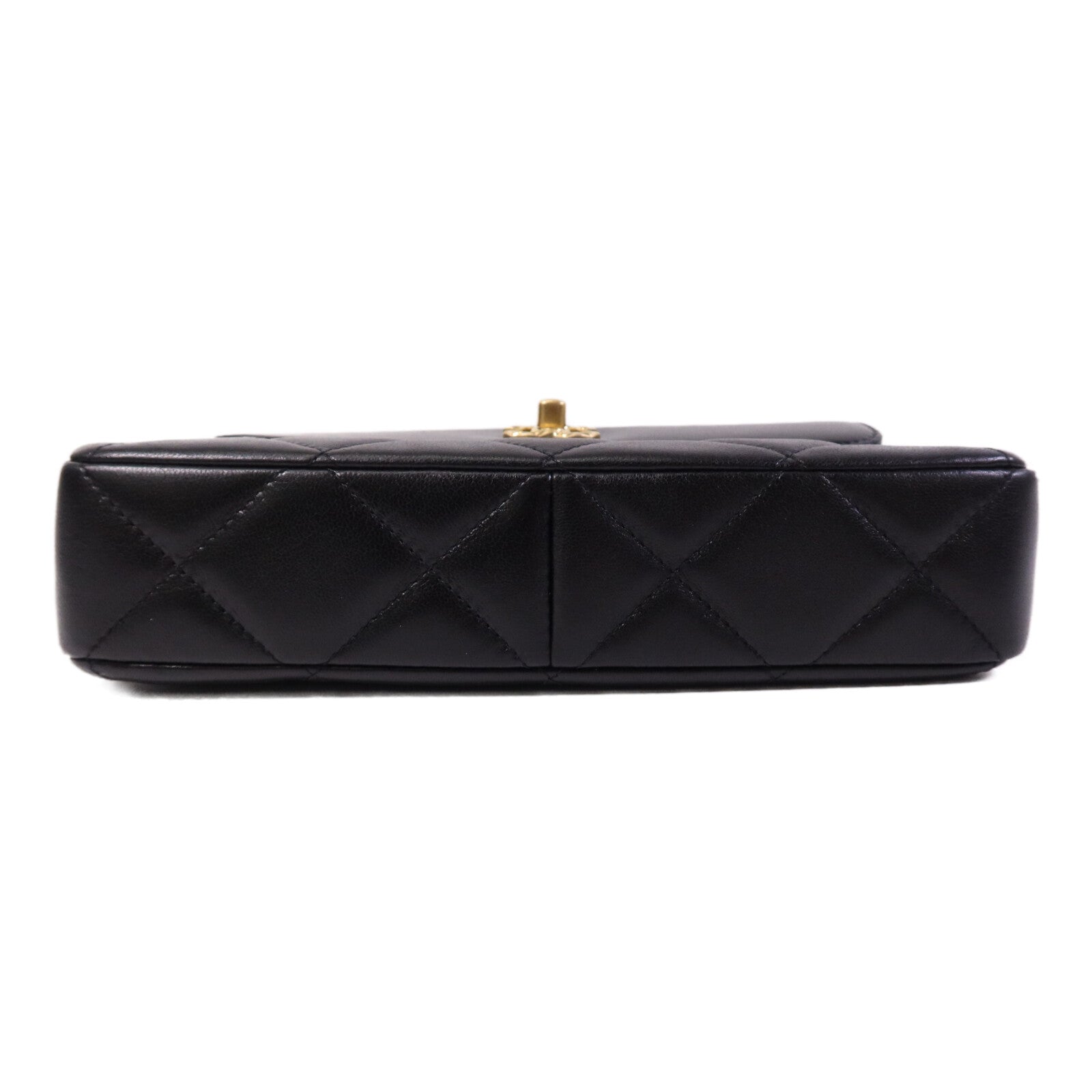 CHANEL 牛皮皮革2 Way Shoulder Bag金扣鏈帶手挽肩背兩用袋