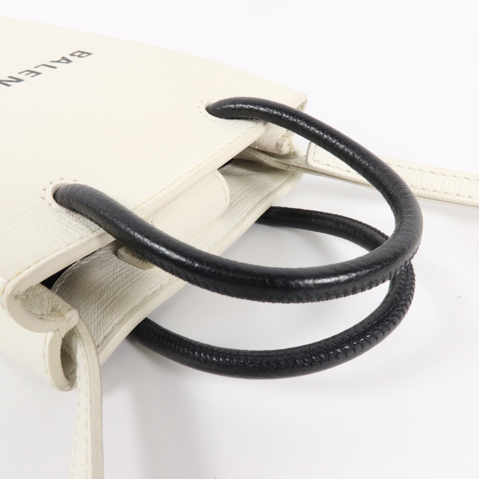 BALENCIAGA 牛皮皮革手挽肩背兩用袋Shopping Phone Holder