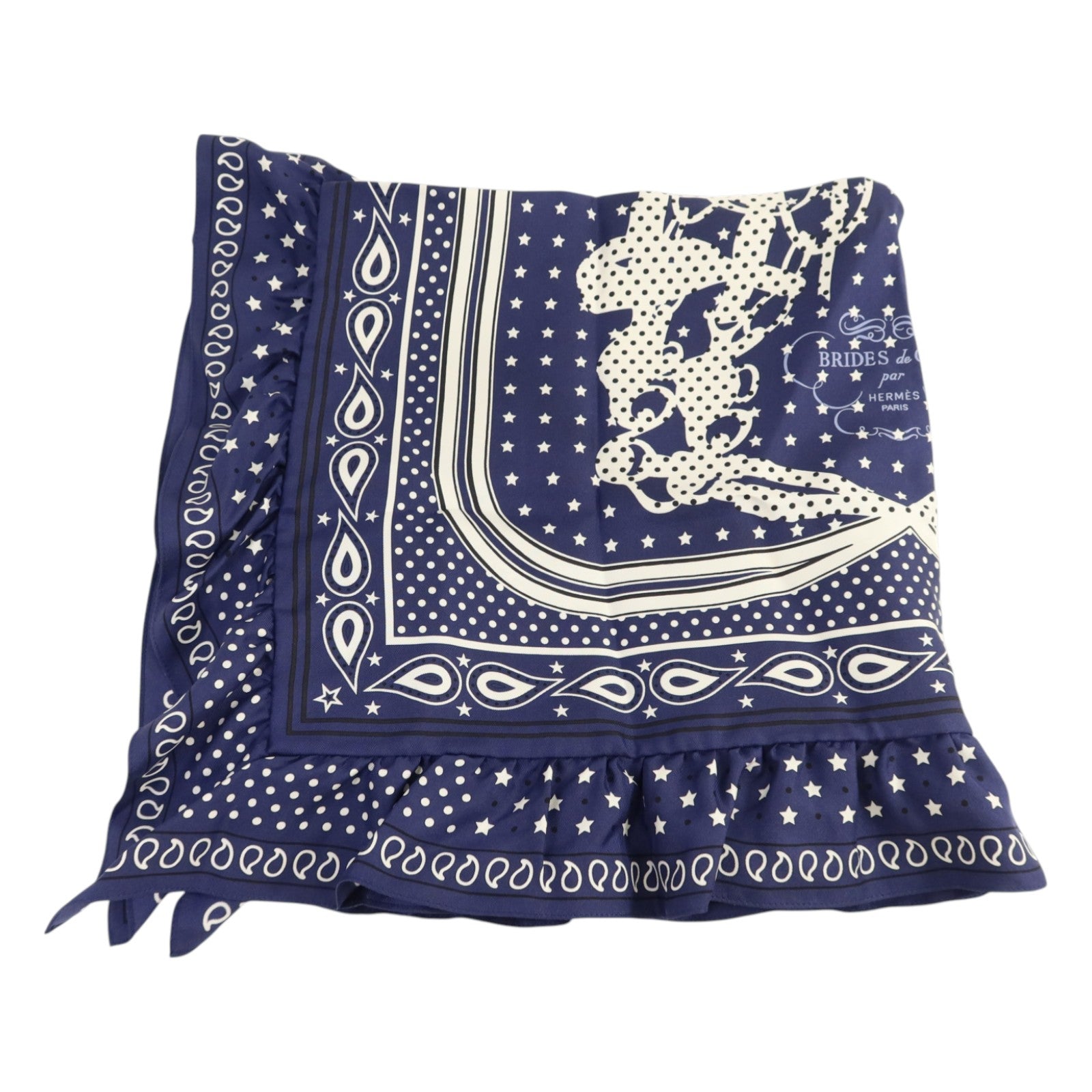 HERMES 絲質Carre 70 Brides De Gala Scarf絲巾