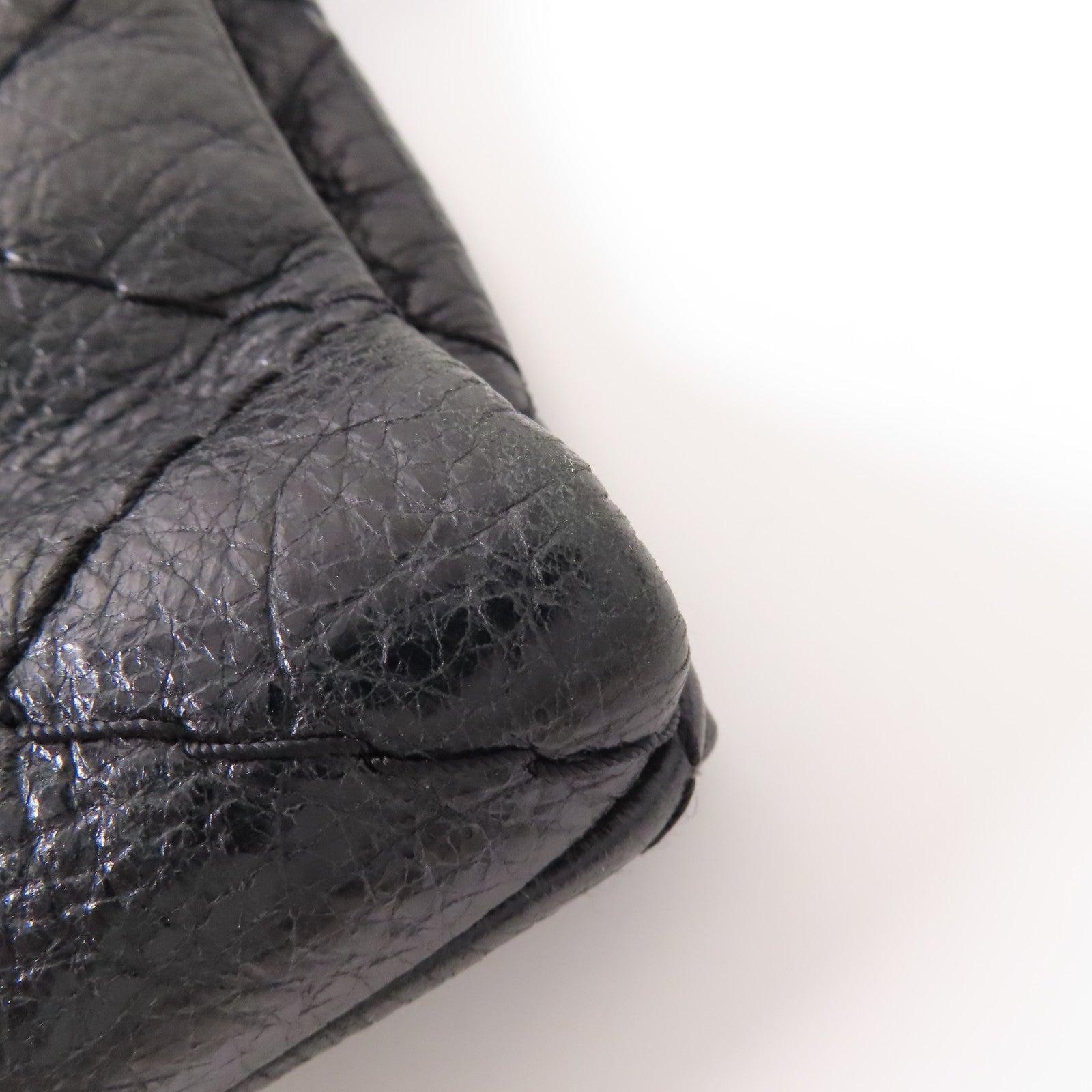 CHANEL 【激減優惠】牛皮皮革Shoulder Bag銀扣肩背袋