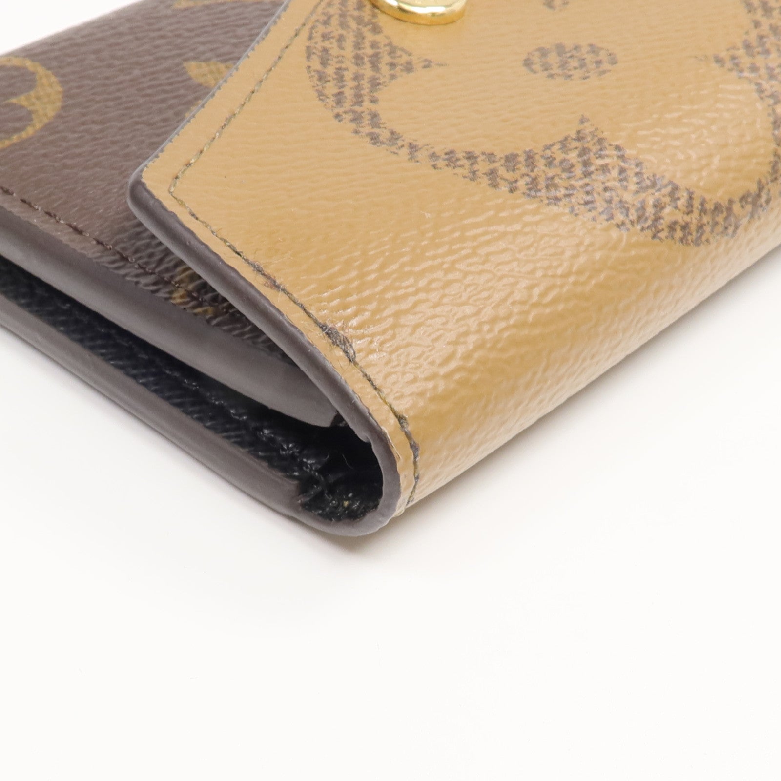 LOUIS VUITTON Monogram/Monogram Reverse Giant Zoe Wallet金扣錢包