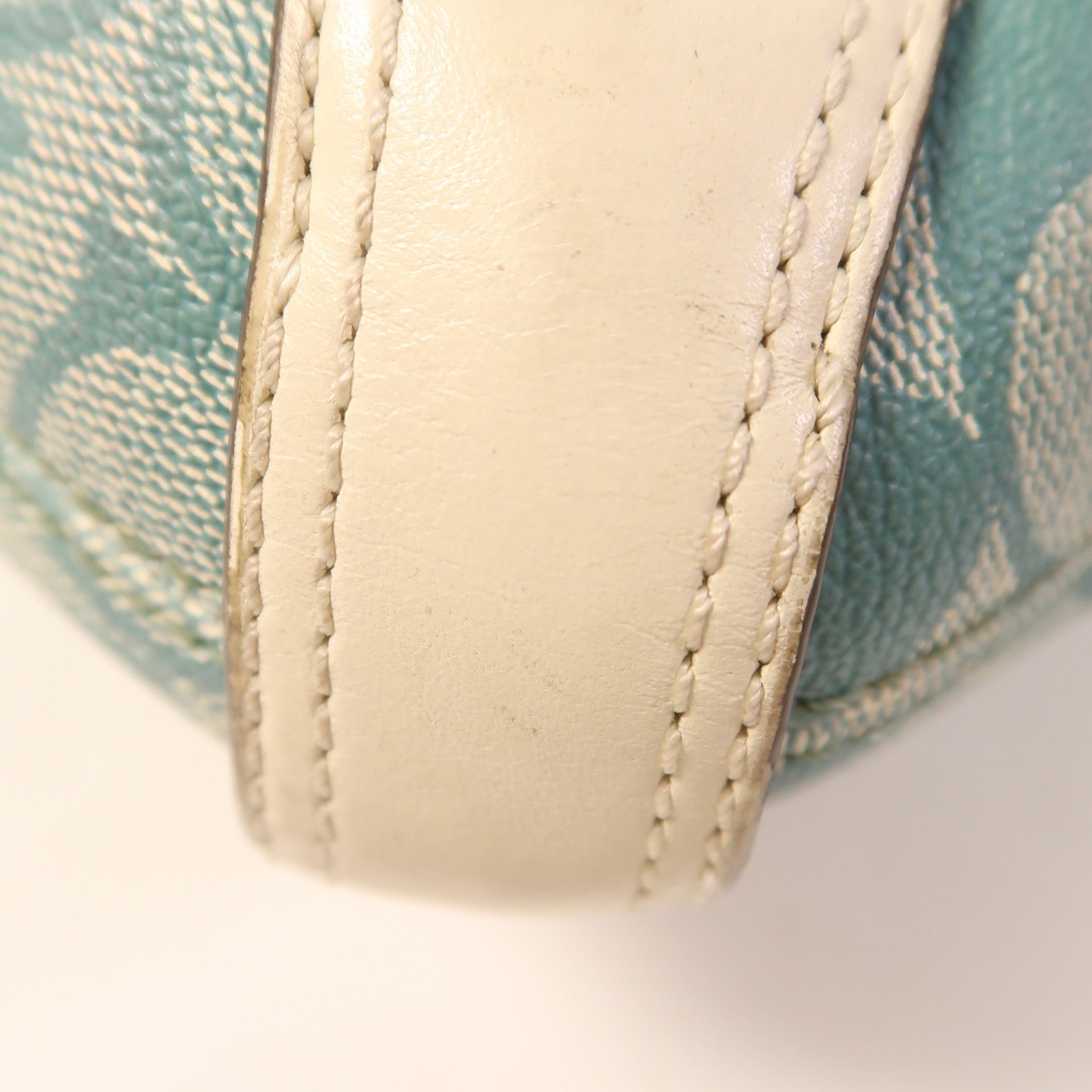 COACH 塗層帆布2 Way Shoulder Bag銀扣手挽肩背兩用袋