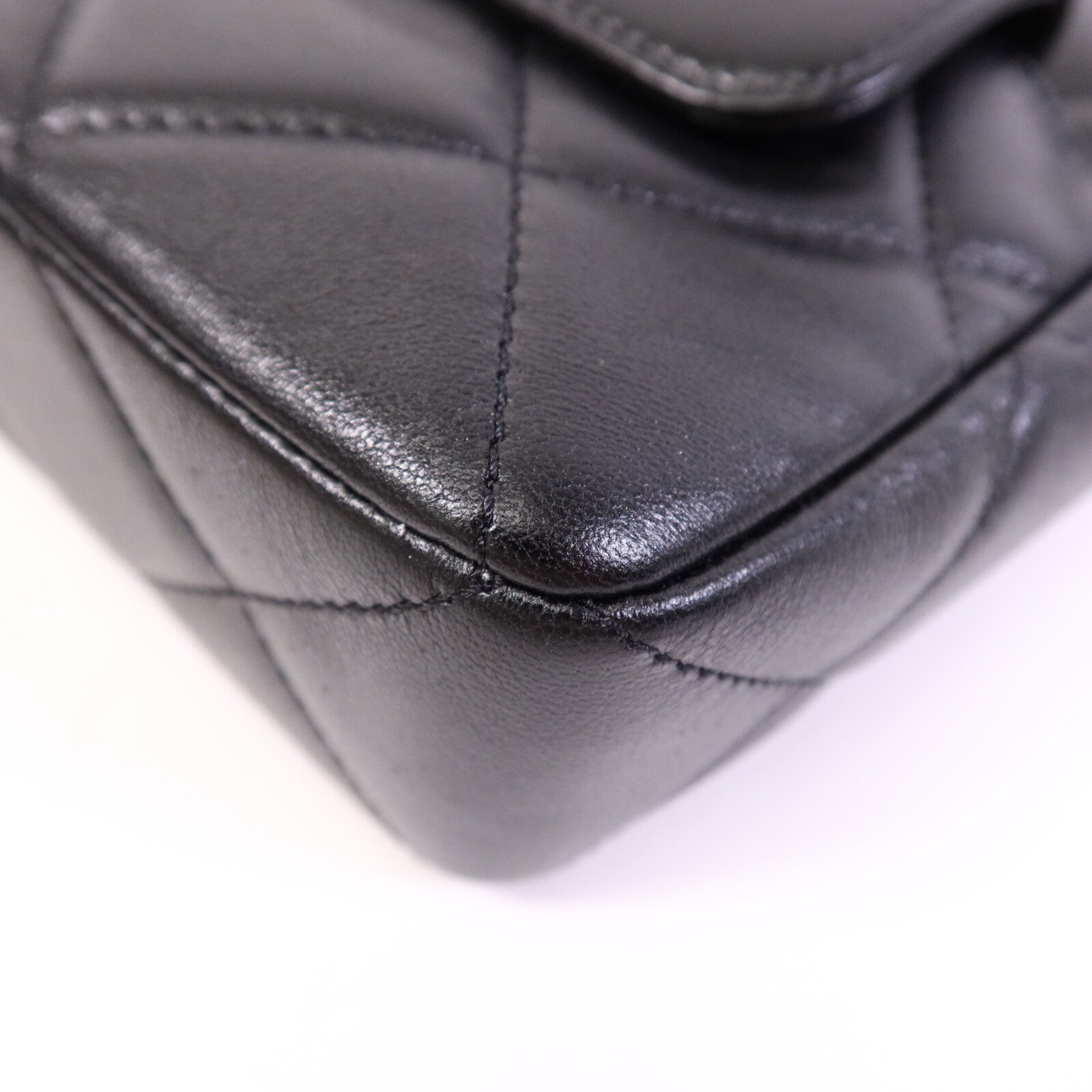 CHANEL 牛皮皮革2 Way Shoulder Bag金扣鏈帶手挽肩背兩用袋