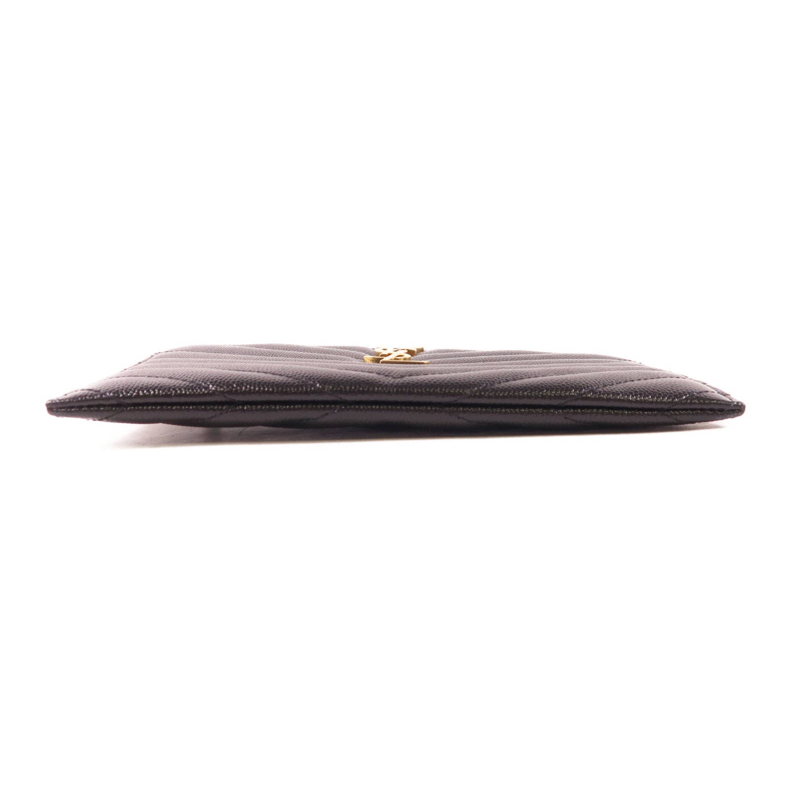 SAINT LAURENT 牛皮皮革Pouch金扣小袋