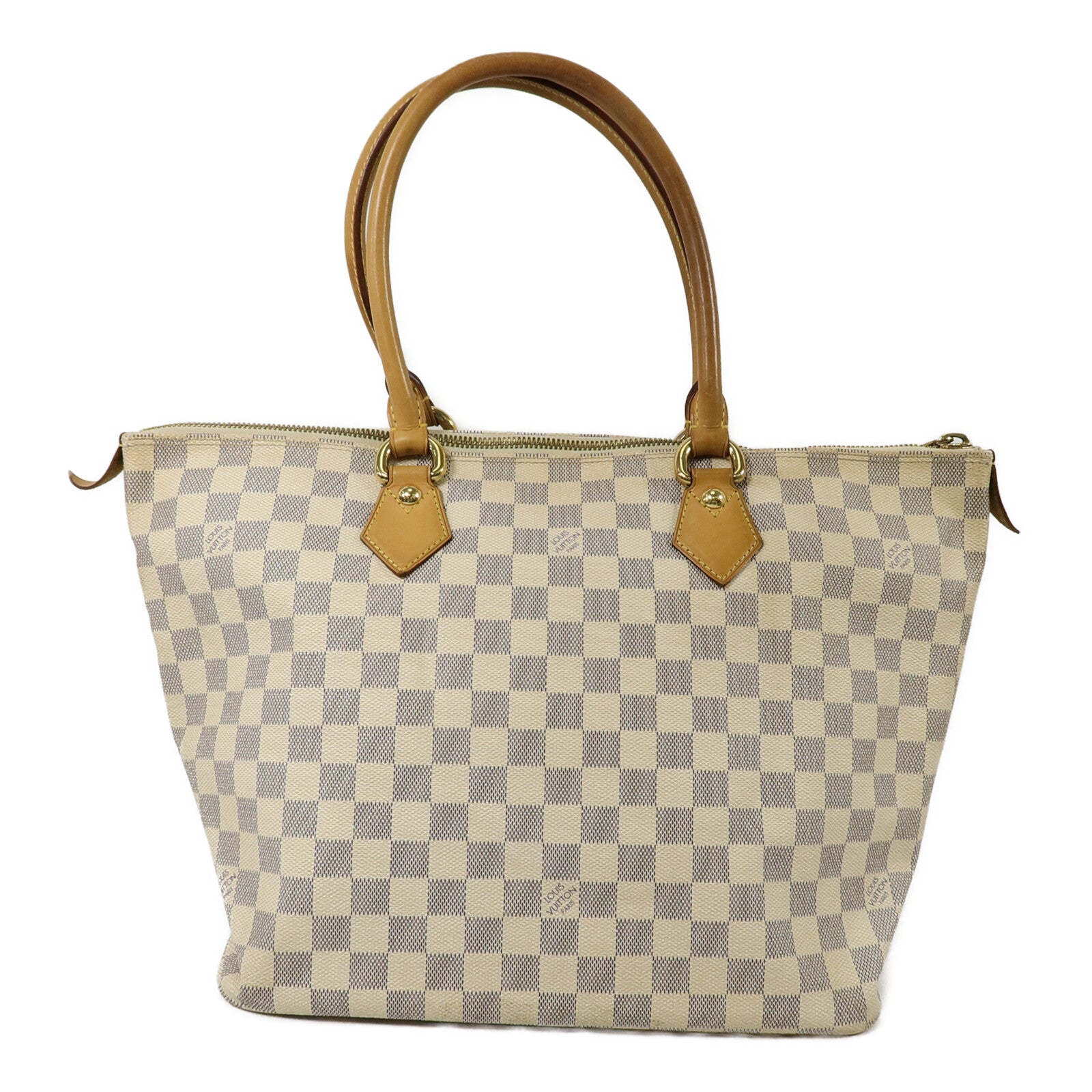 LOUIS VUITTON Damier Azur Saleya MM肩背袋